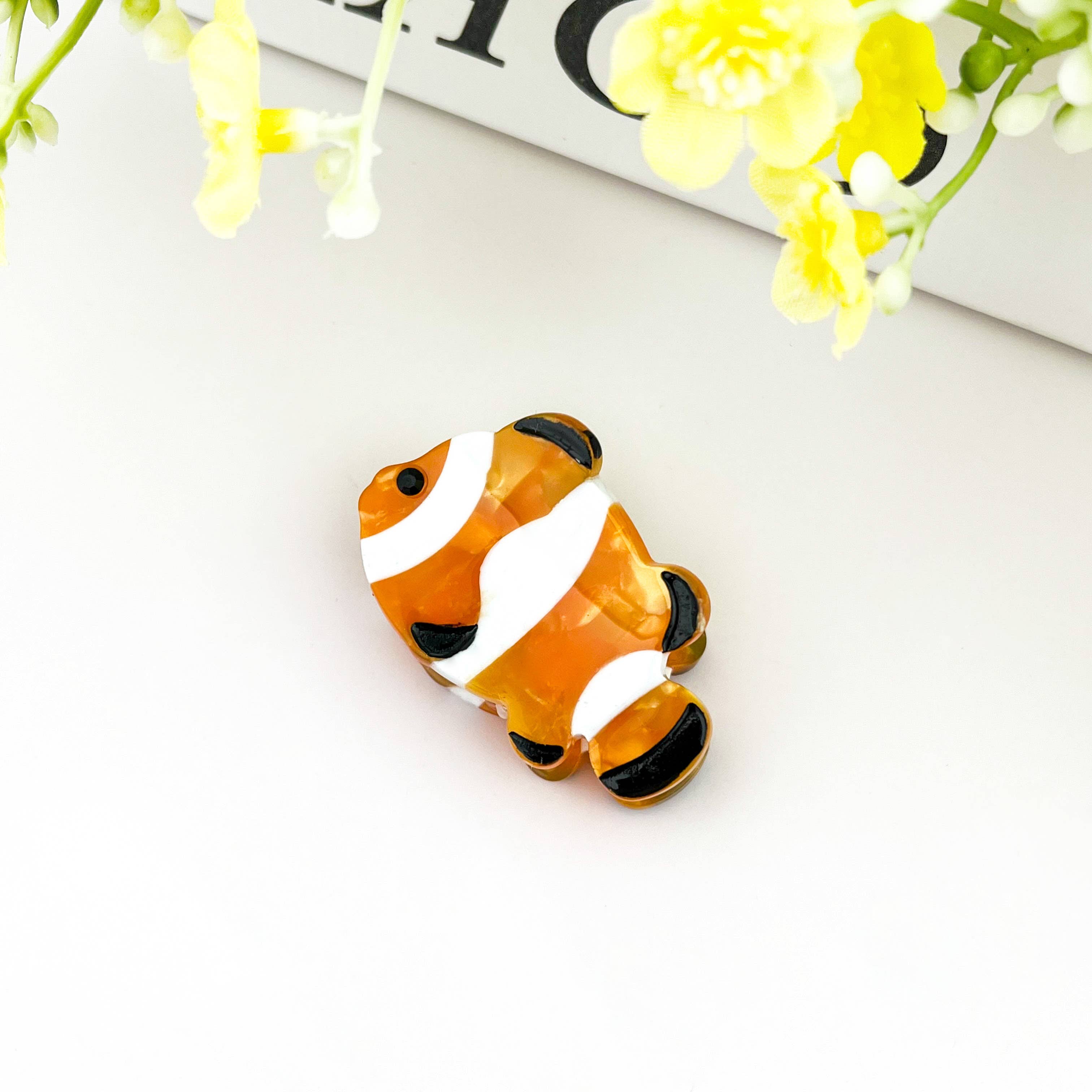 Ocean Fish Mini Claw Clip, Whale Hair Clip