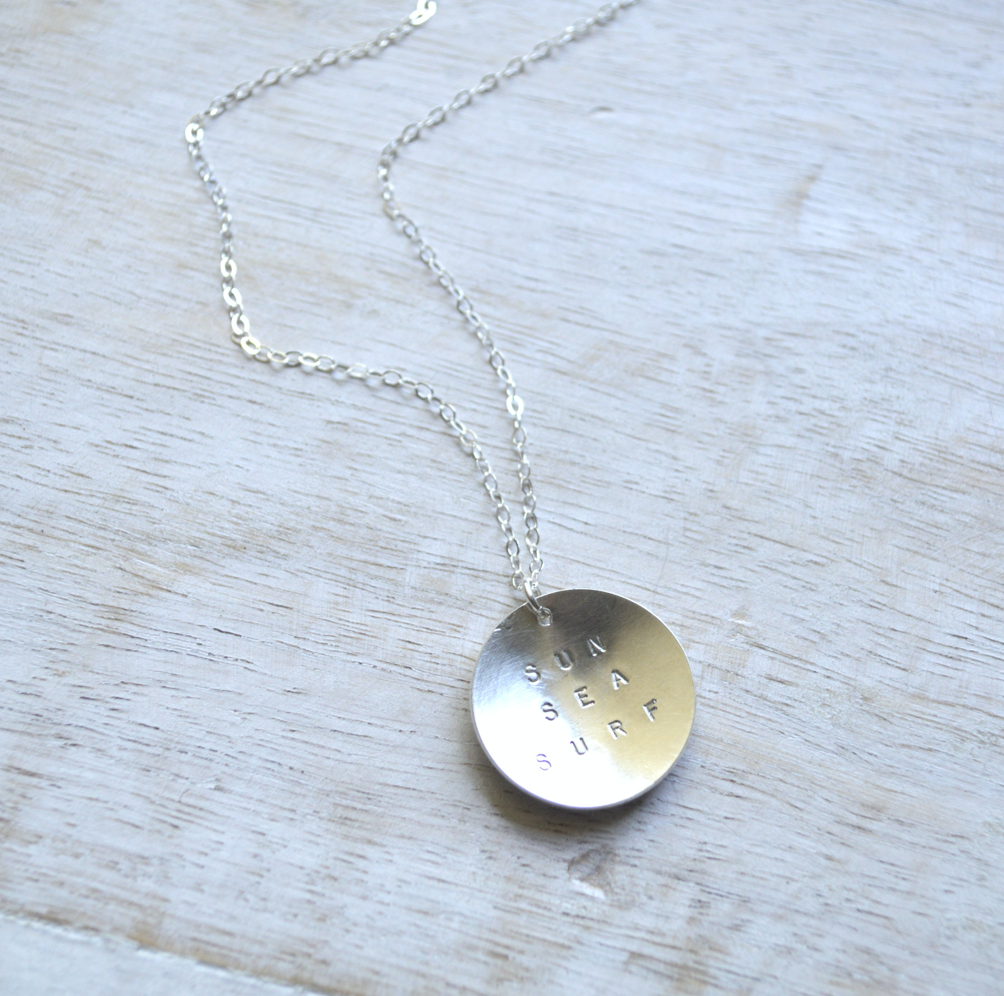 Salty But Sweet - Sun Sea Surf Necklace