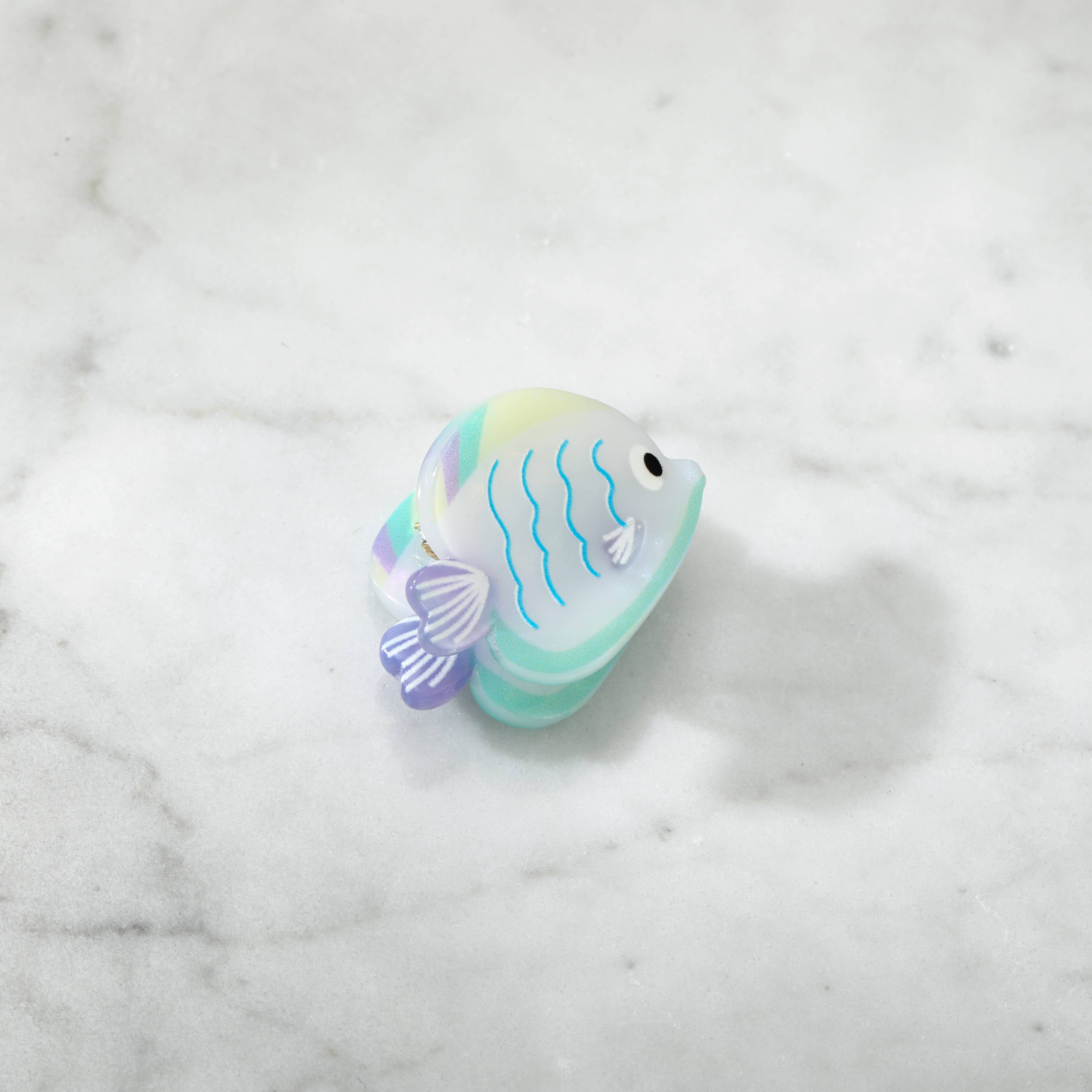 Eco-Friendly Mini Opal Tropical Fish Hair Clip