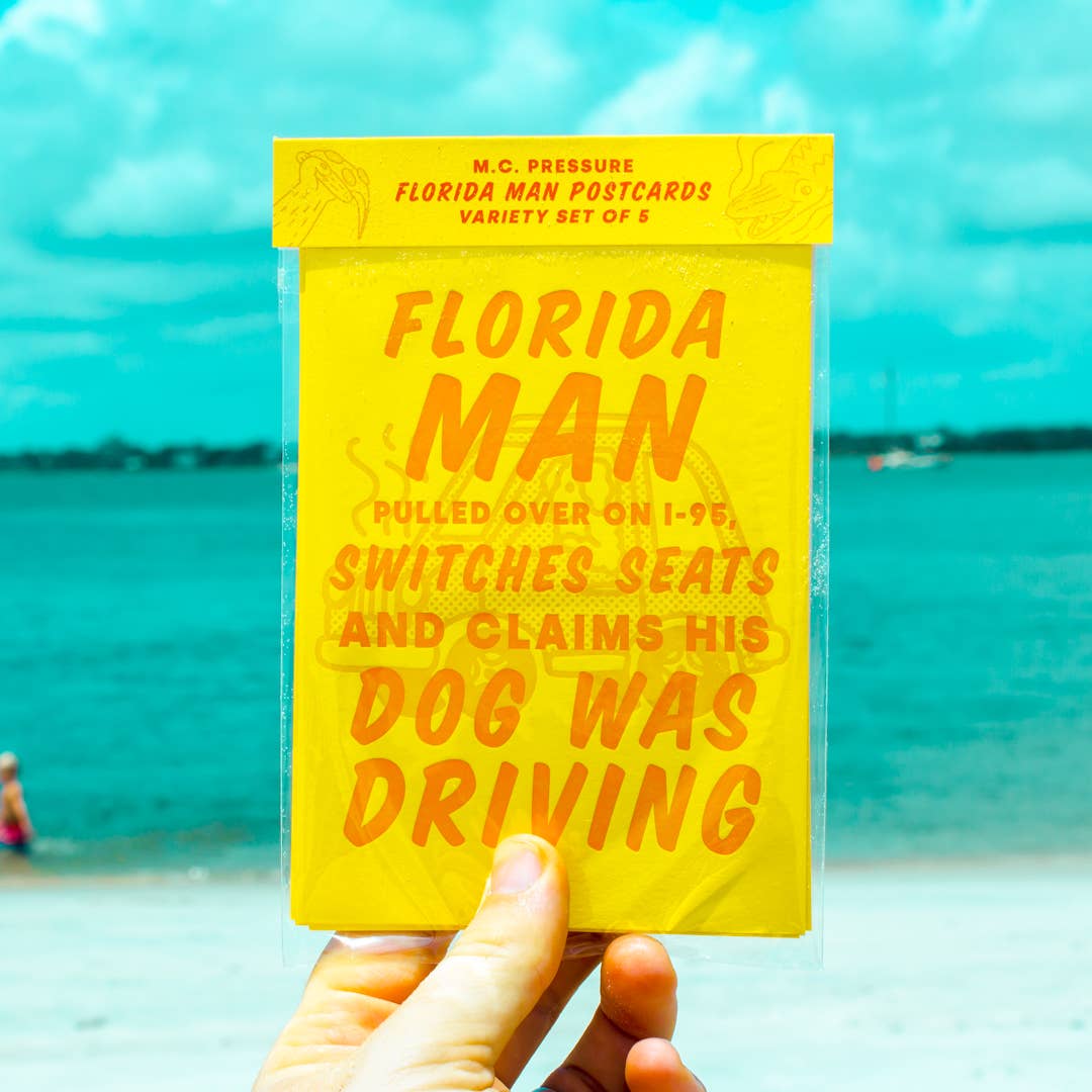 Florida Man - Letterpress Postcard Set Vol. 3