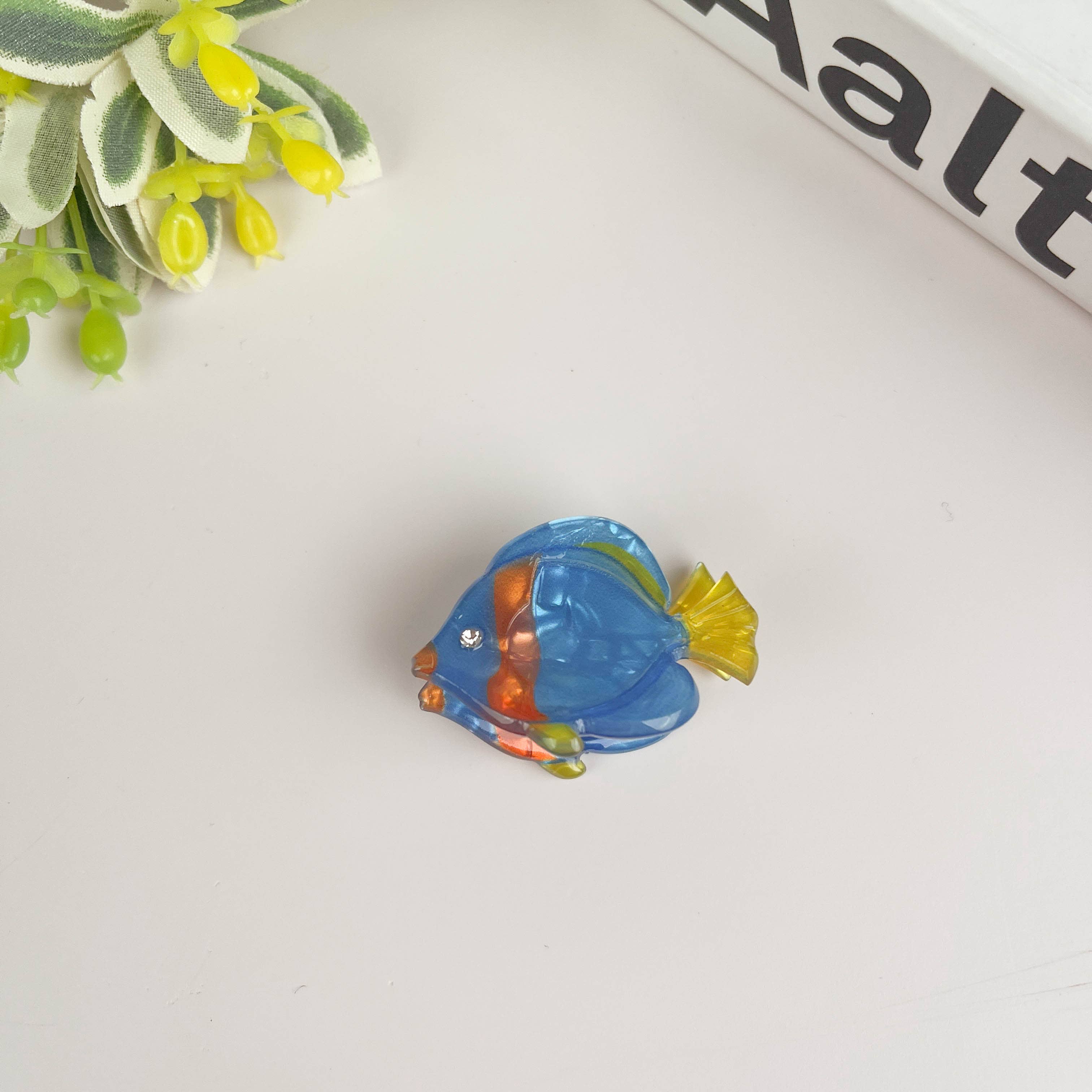 Marine Animal Series Hair Clip, Acetate Mini Claw Clips