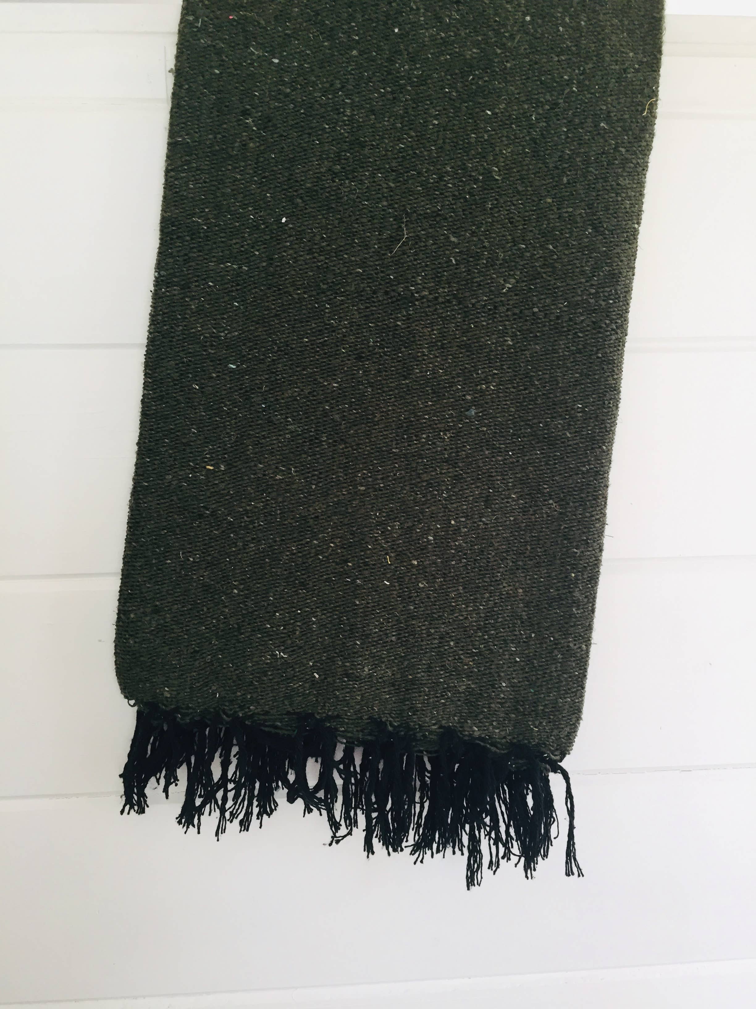 Solid Mexican Throw Blanket | Gold | Tan | Yoga | Mint