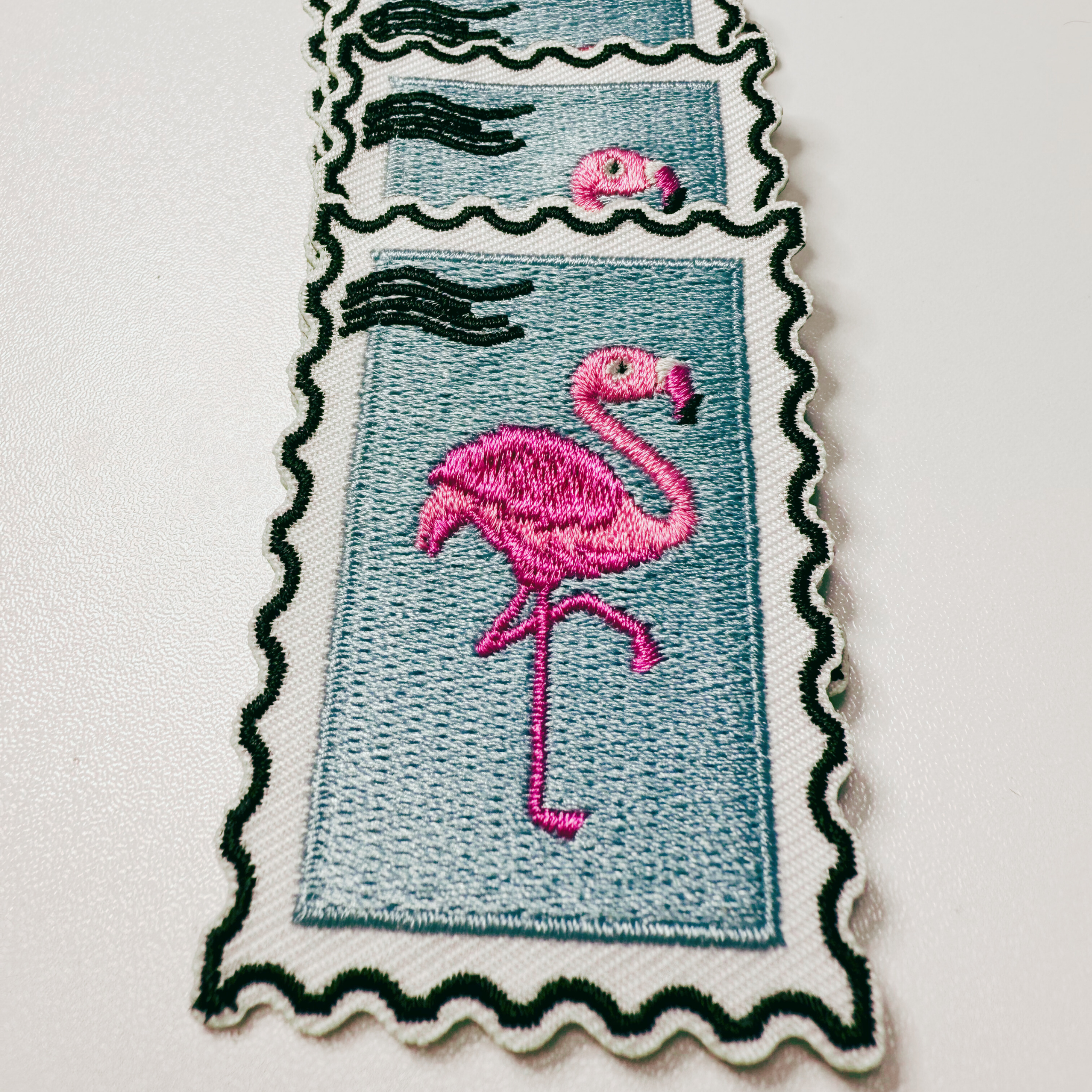 2.5" Flamingo - Embroidered Hat Patch