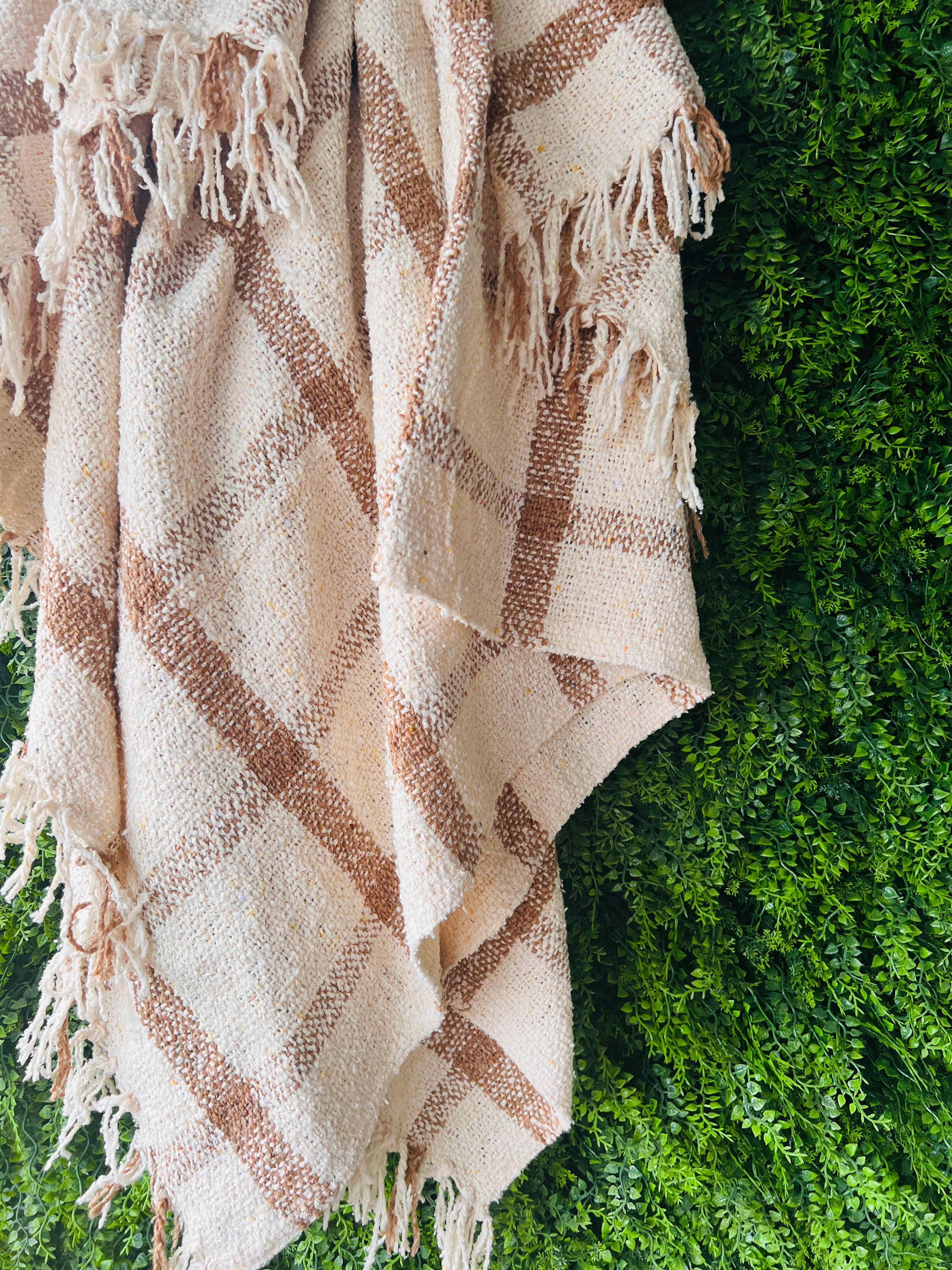 Penny Plaid Adventure Blanket l Mexican Blanket l Throw