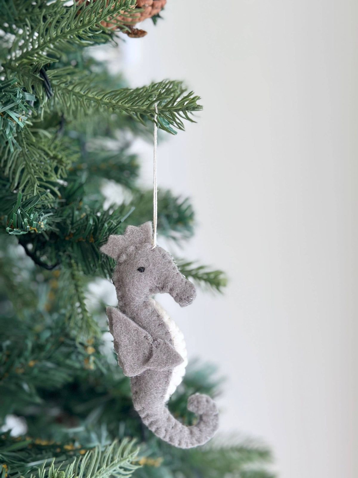 Felt Sea Animal Ornament - Set of 6: Dolphin
