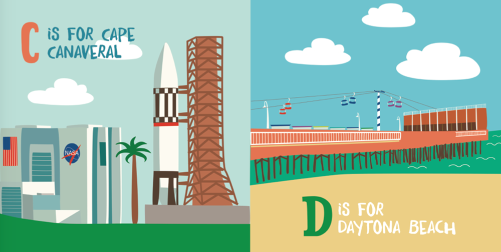 F Is for Florida - Kids' Educational Book