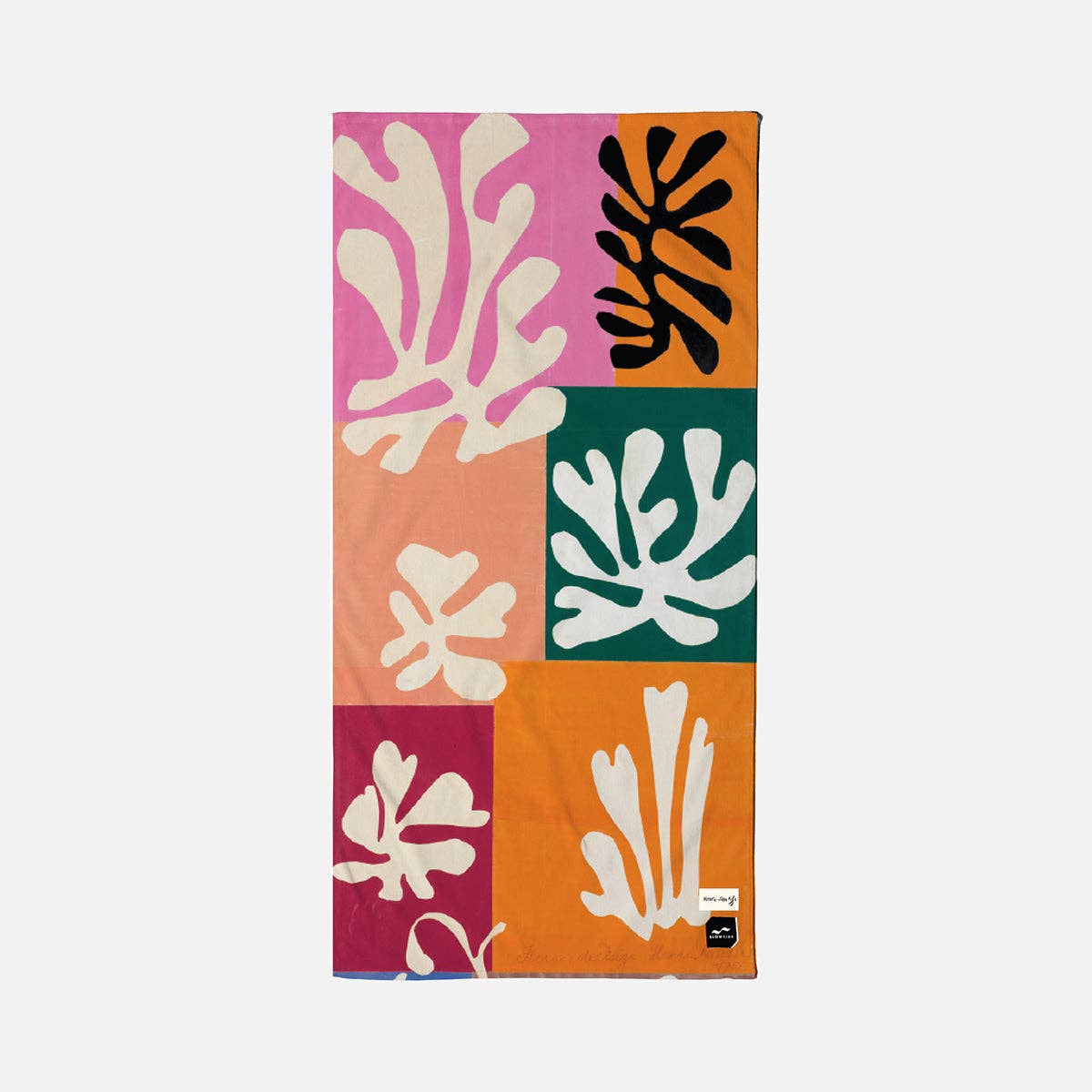 Snow Flowers Beach Towel - Multi | Henri Matisse x Slowtide