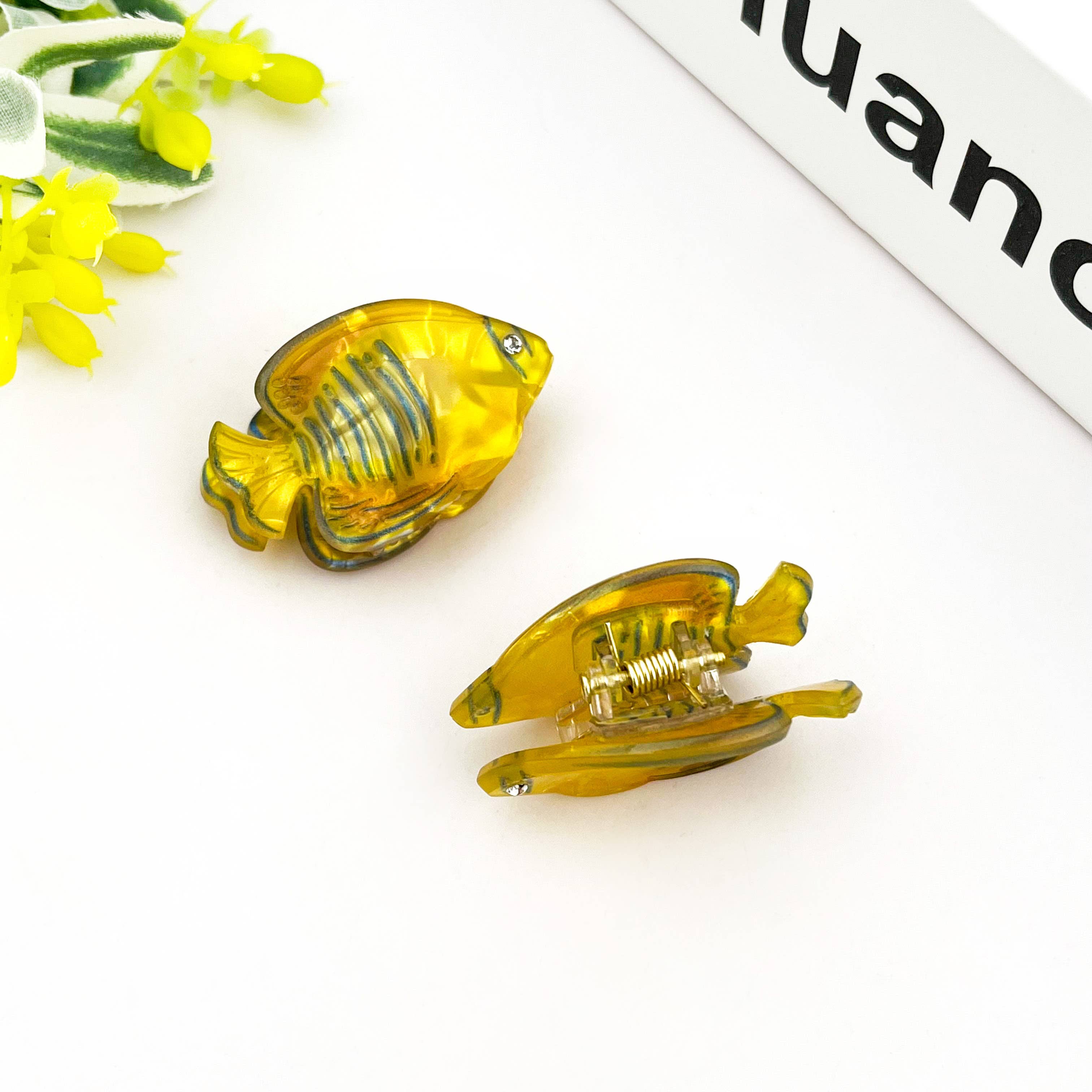 Marine Animal Series Hair Clip, Acetate Mini Claw Clips
