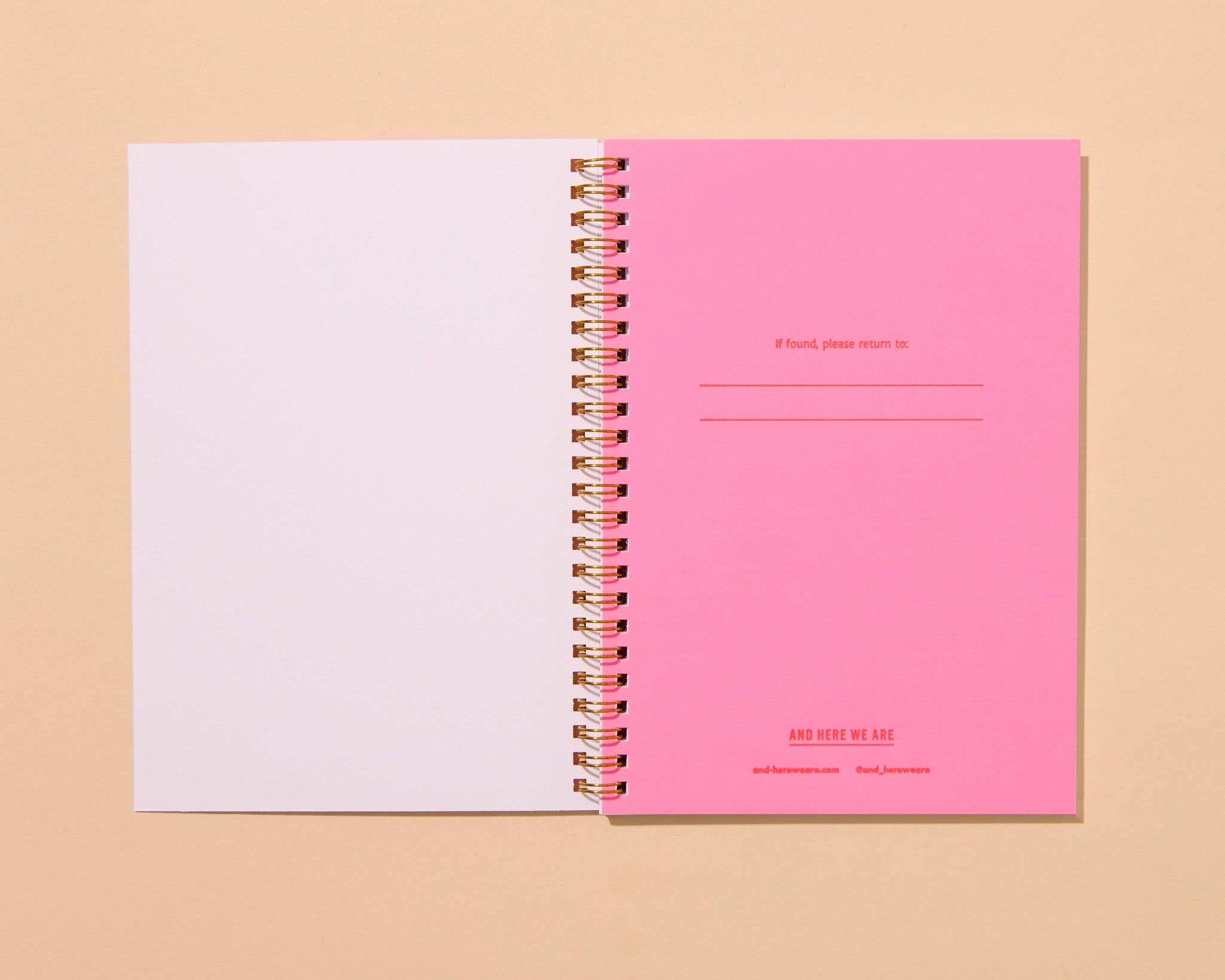 Sardine Letterpress A5 Spiral Notebook