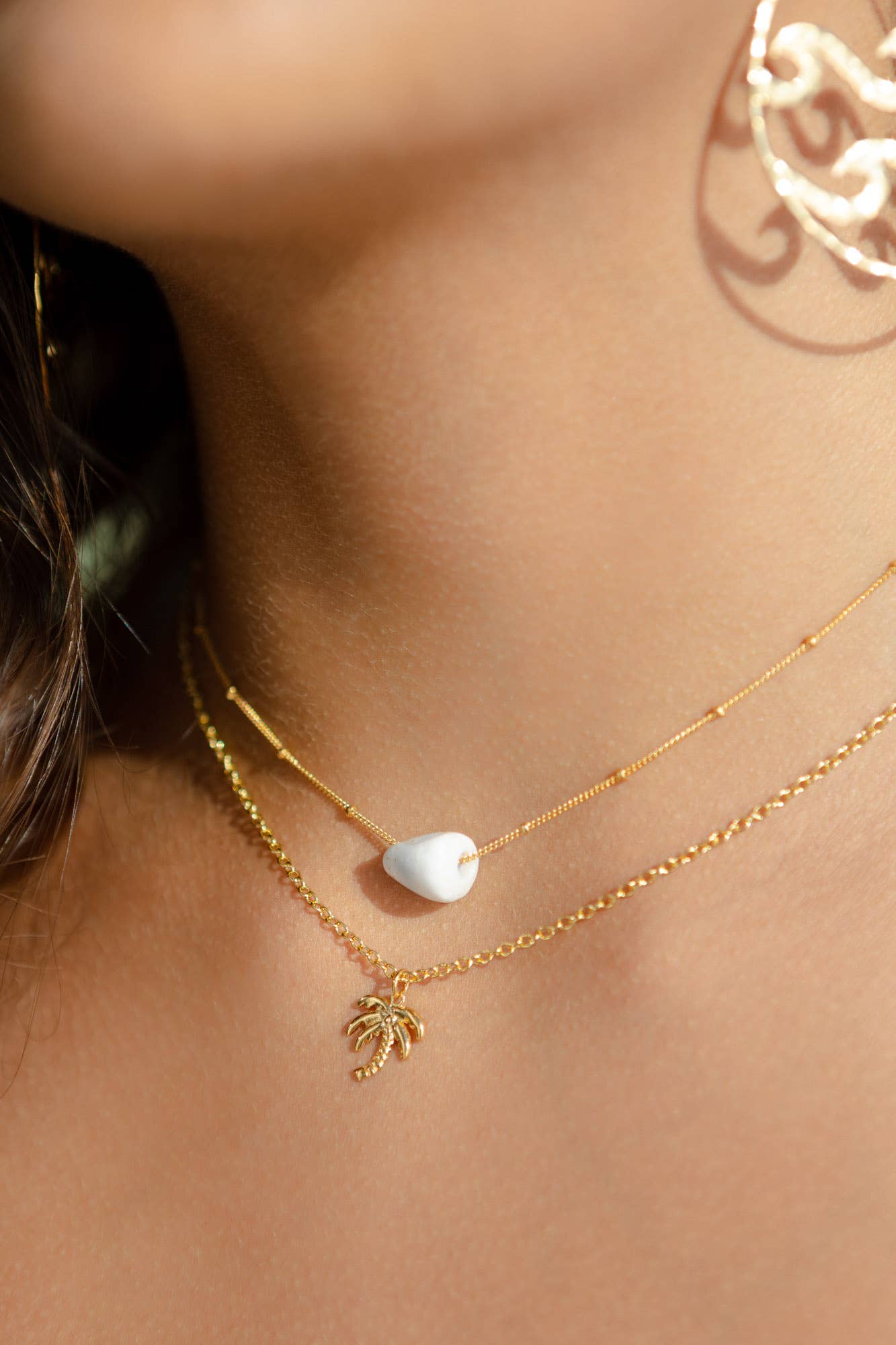 Coco Palm Tree Necklace
