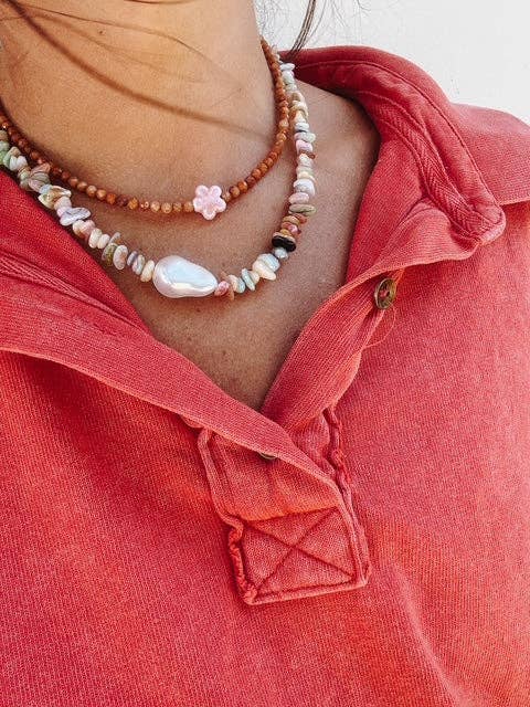 Calico Shell Necklace
