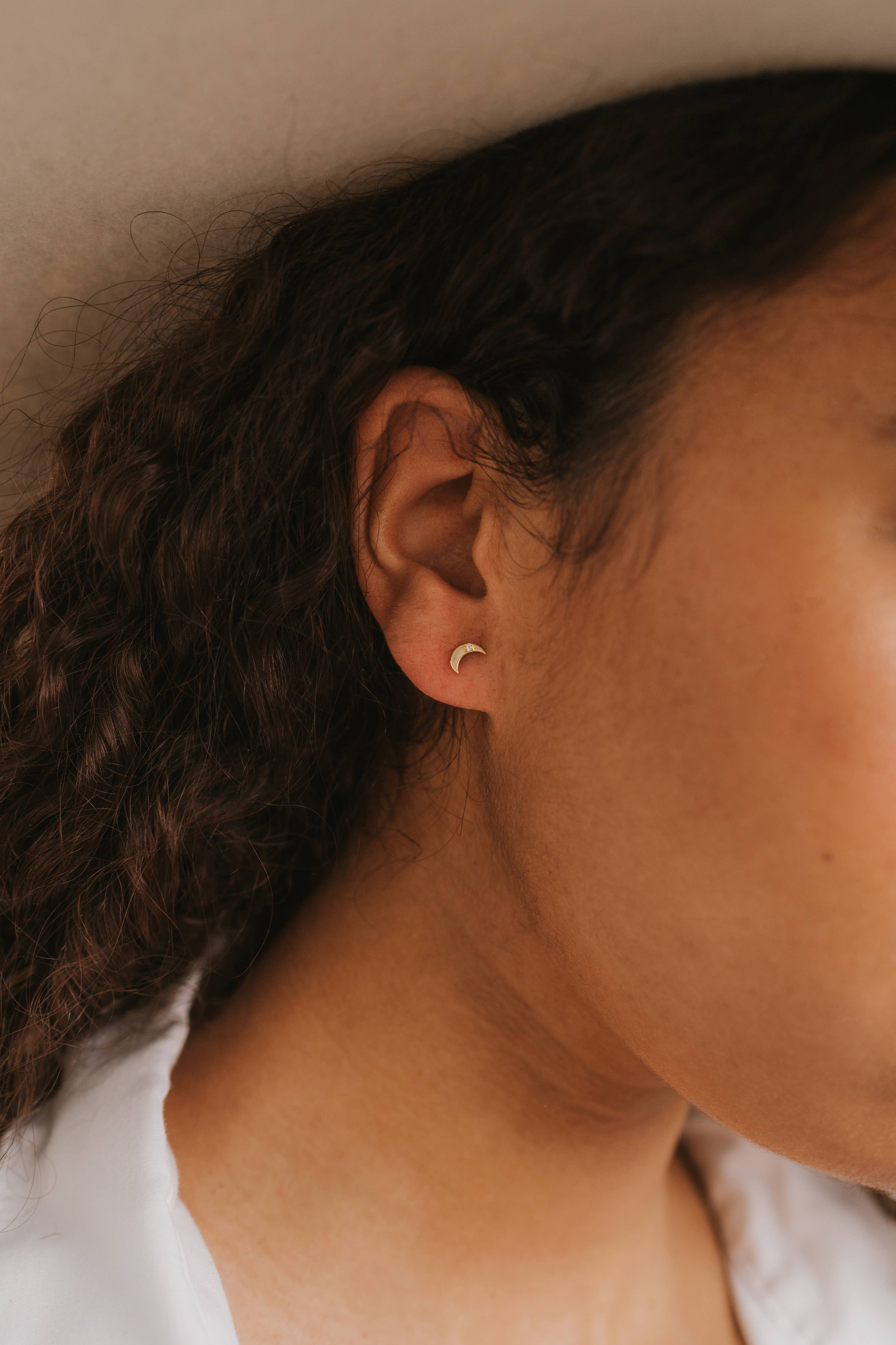 Complements - Sun & Moon - Gold Earrings