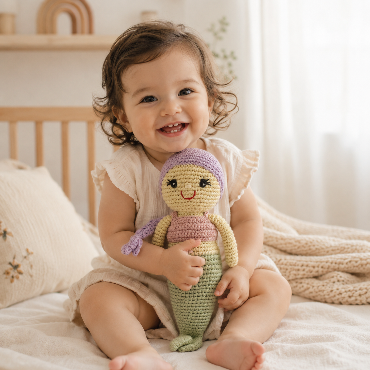 Lullaby Stitch | Mermaid Rattle