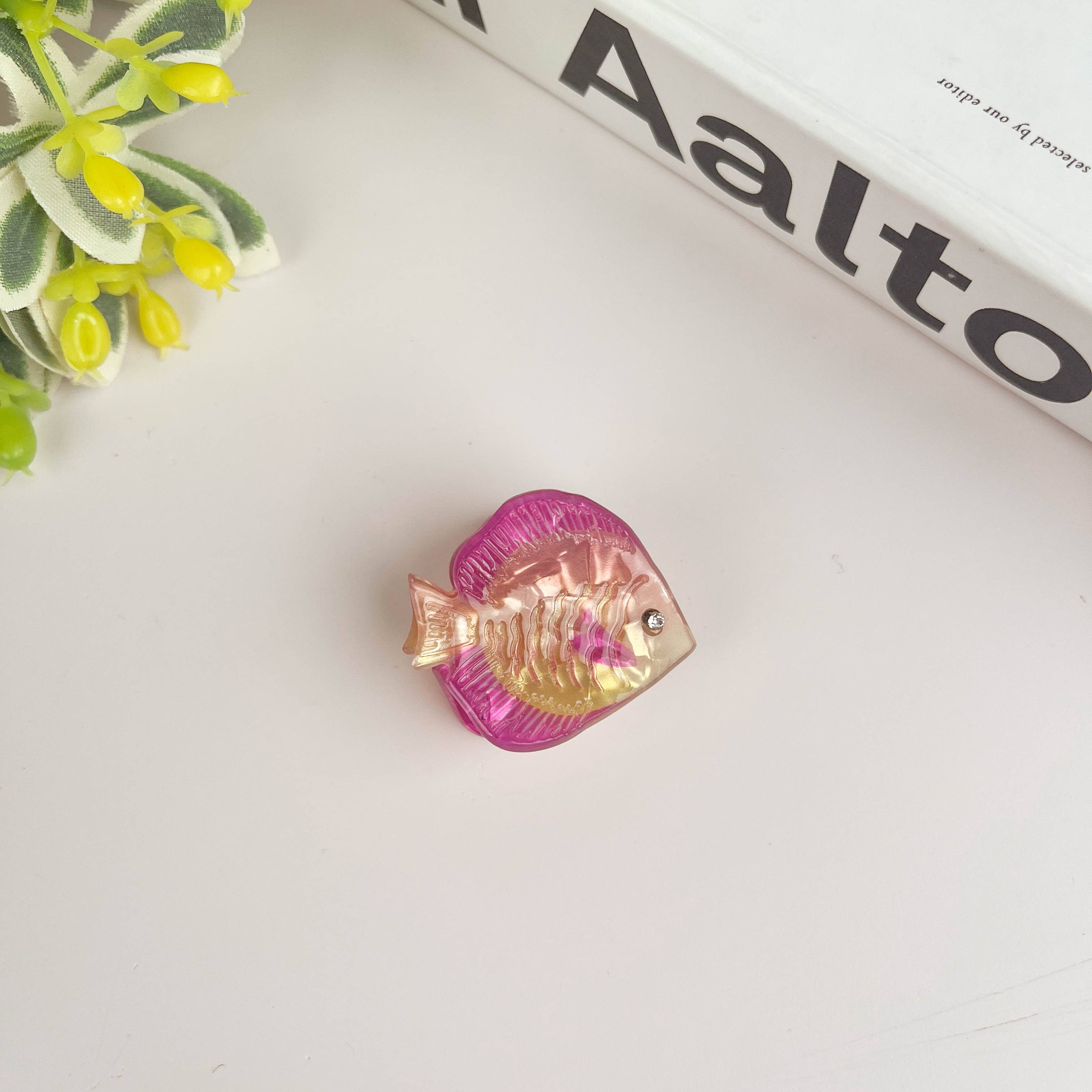 Marine Animal Series Hair Clip, Acetate Mini Claw Clips