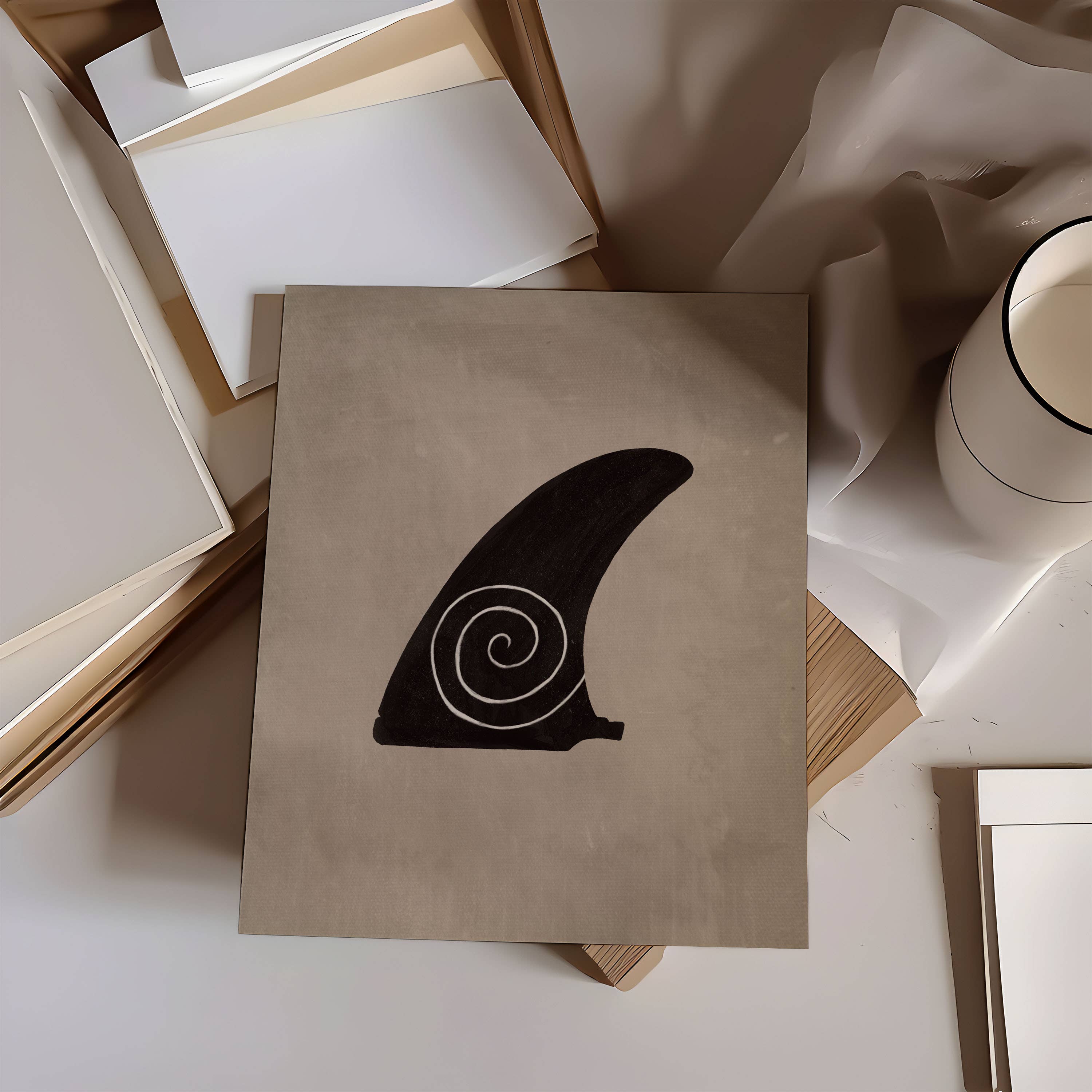 Spiral Fin | Swimsuit Print