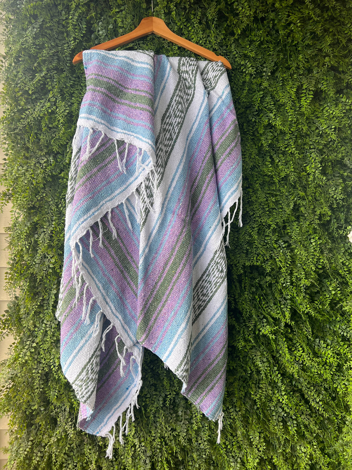 Lavender Fields Blanket l Mexican Blanket l Adventure Throw