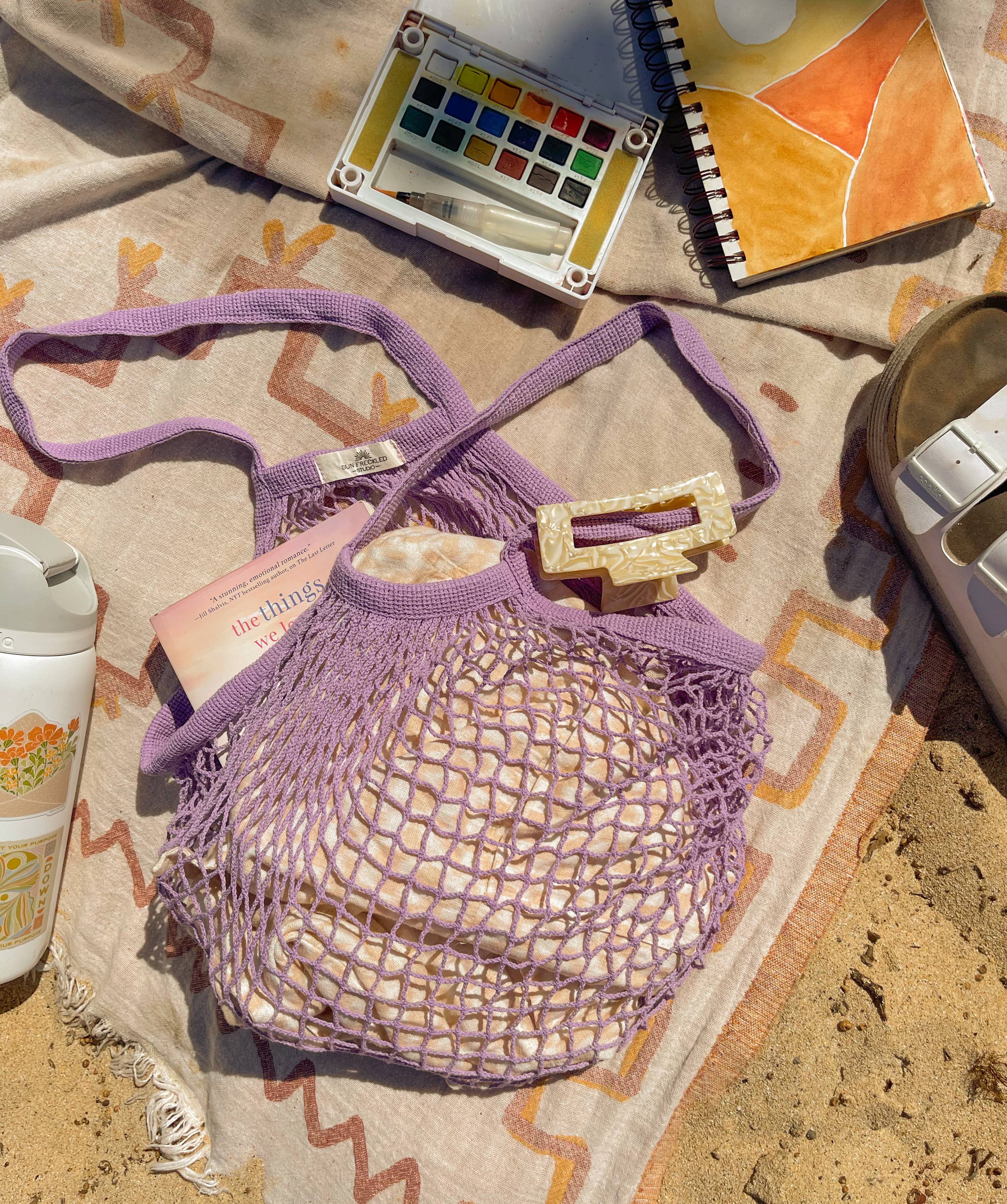 Lilac Market Bag