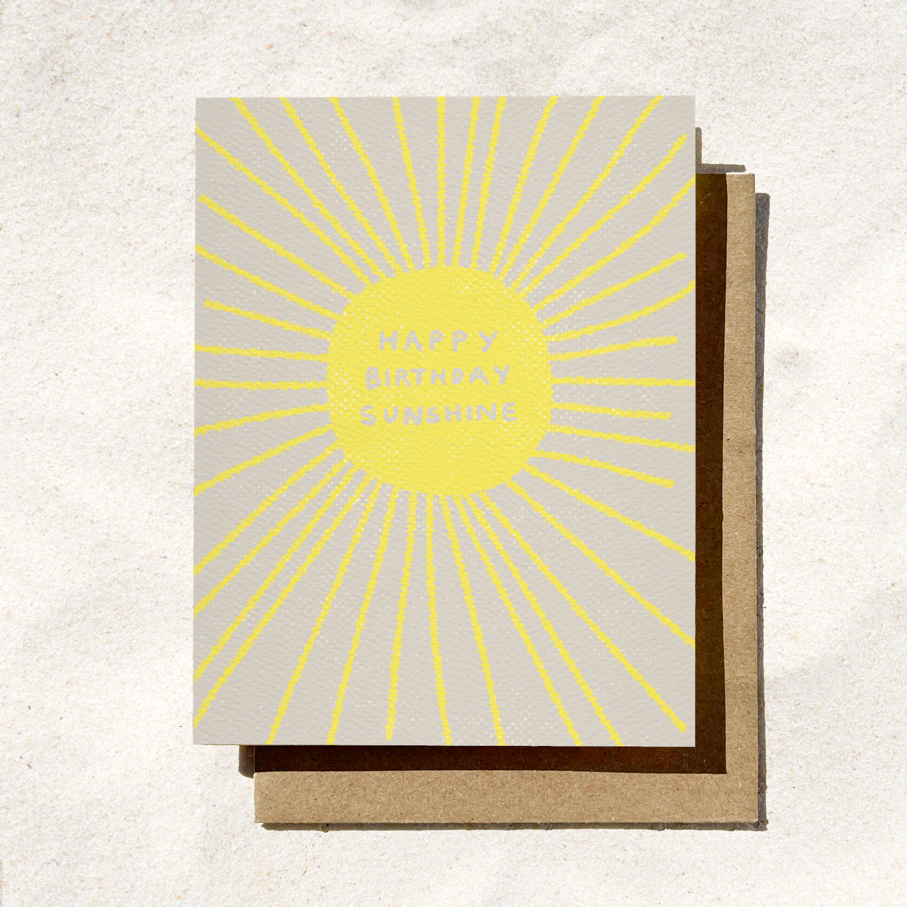 Happy Birthday Sunshine | Summer Birthday Card