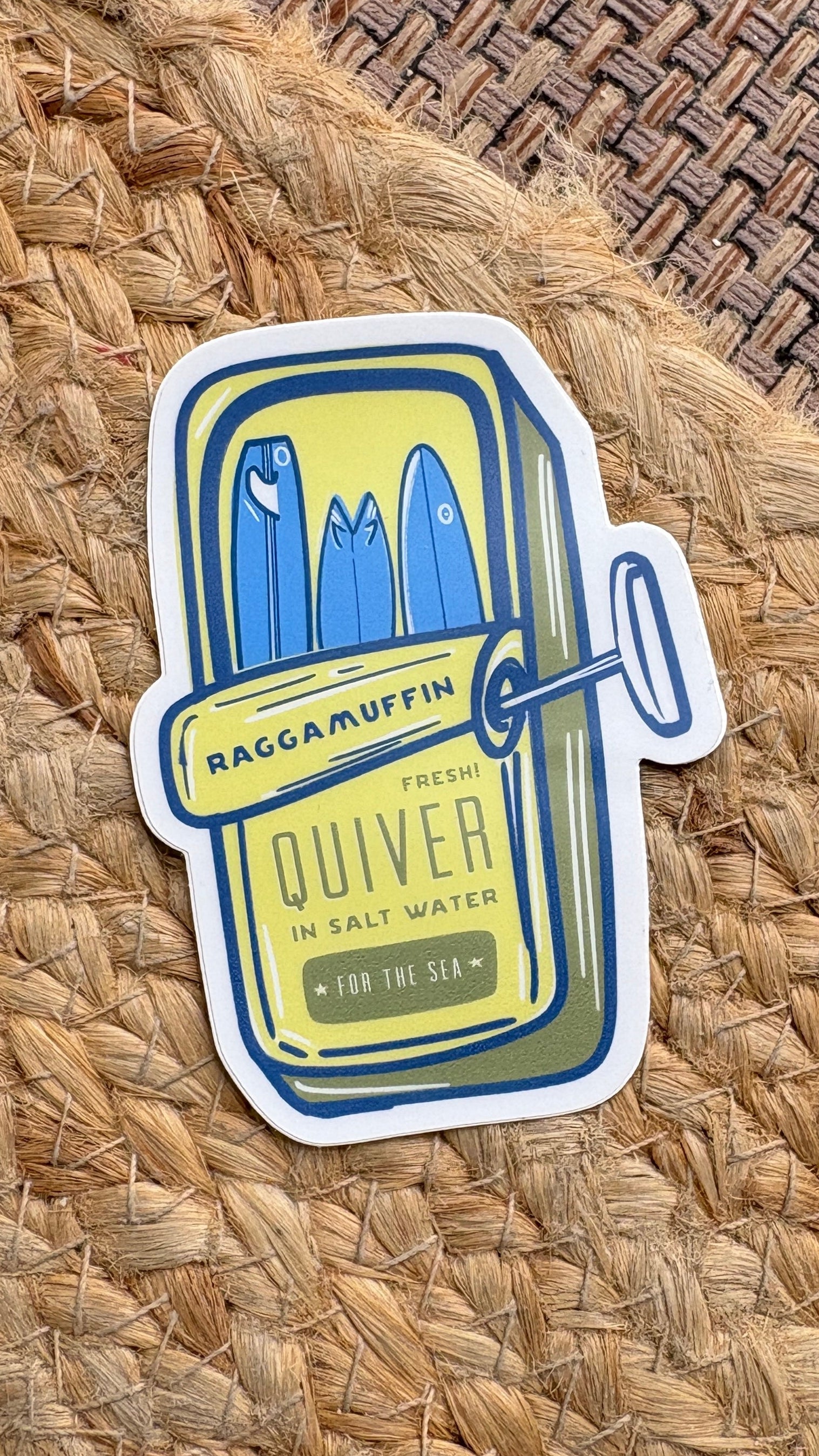 Tinned Quiver Vinyl Sticker
