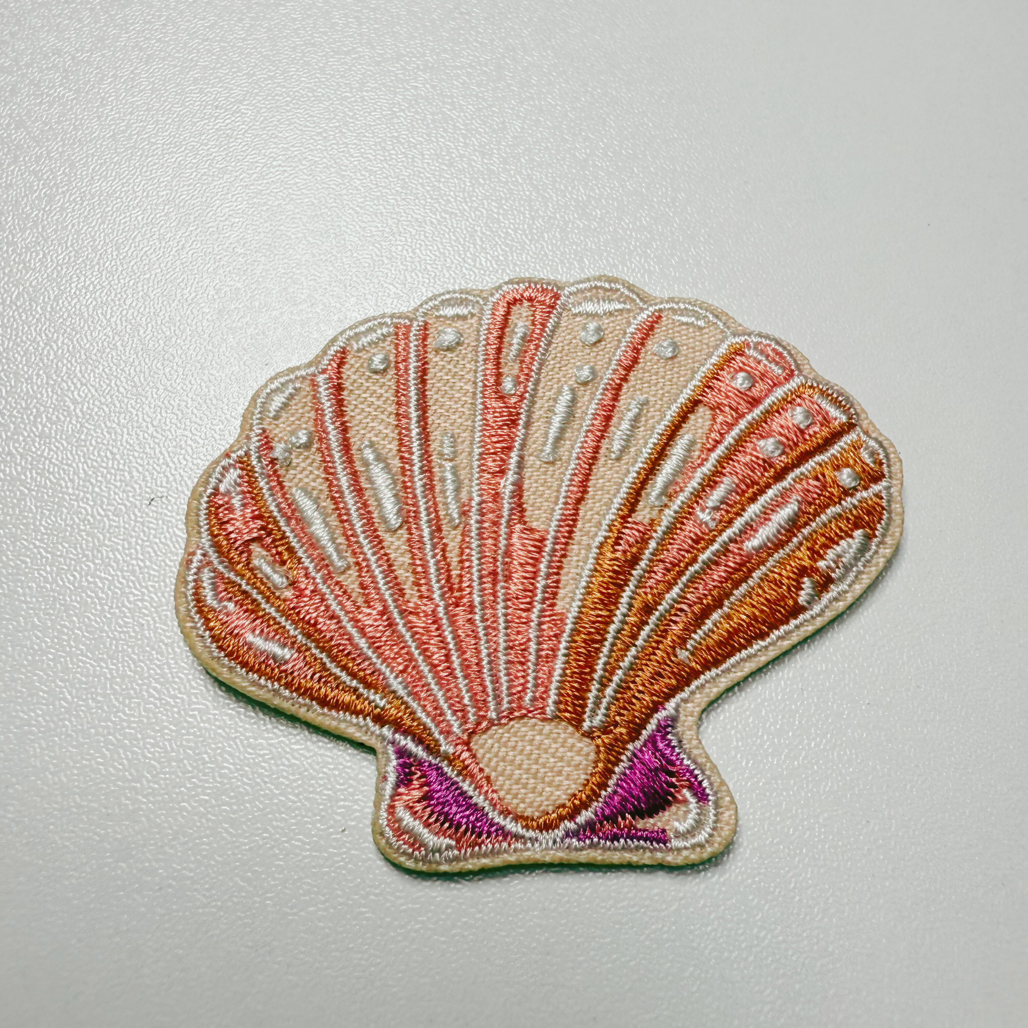 2" Shell - Embroidered Hat Patch
