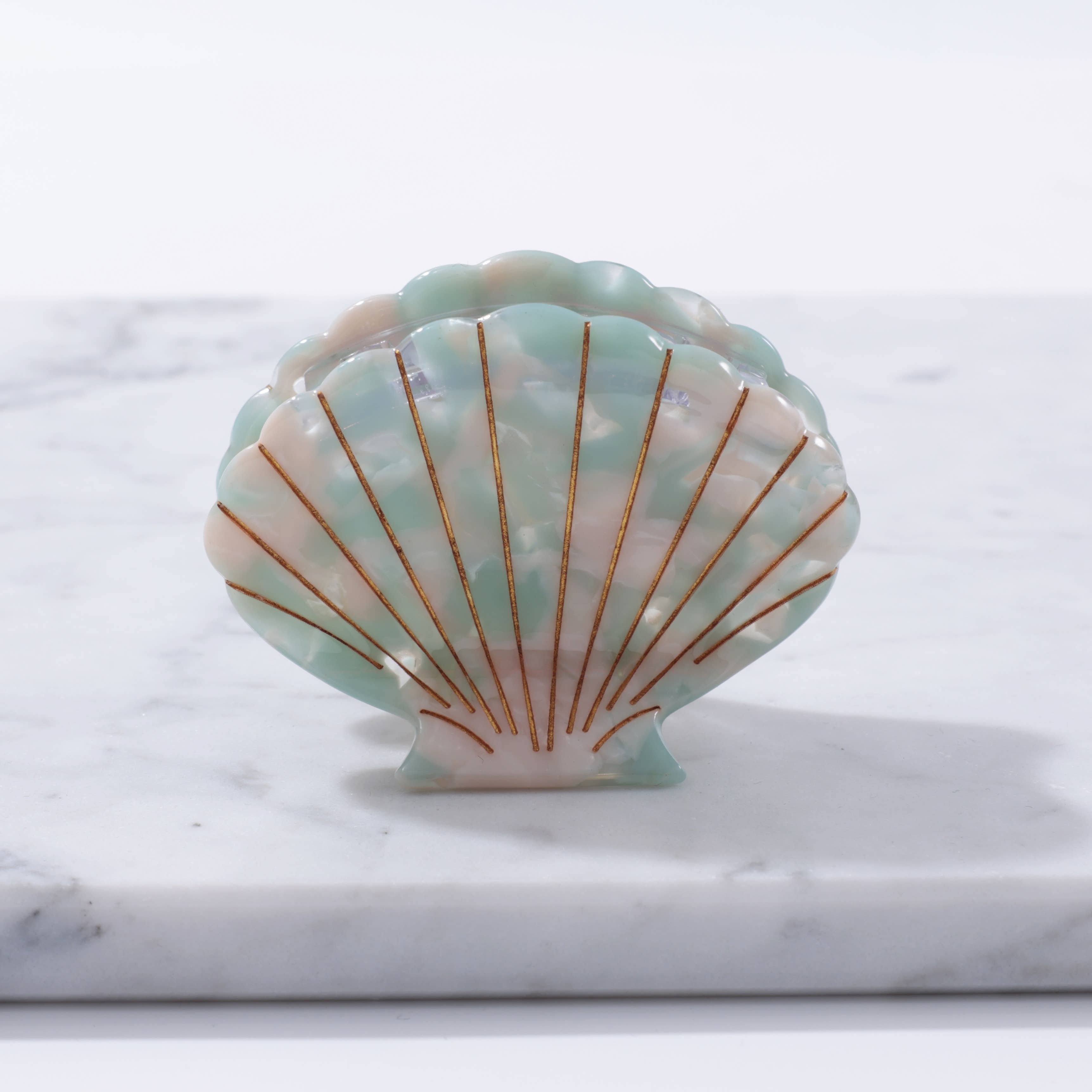 Eco-Friendly Scallop Shell Hair Clip Large