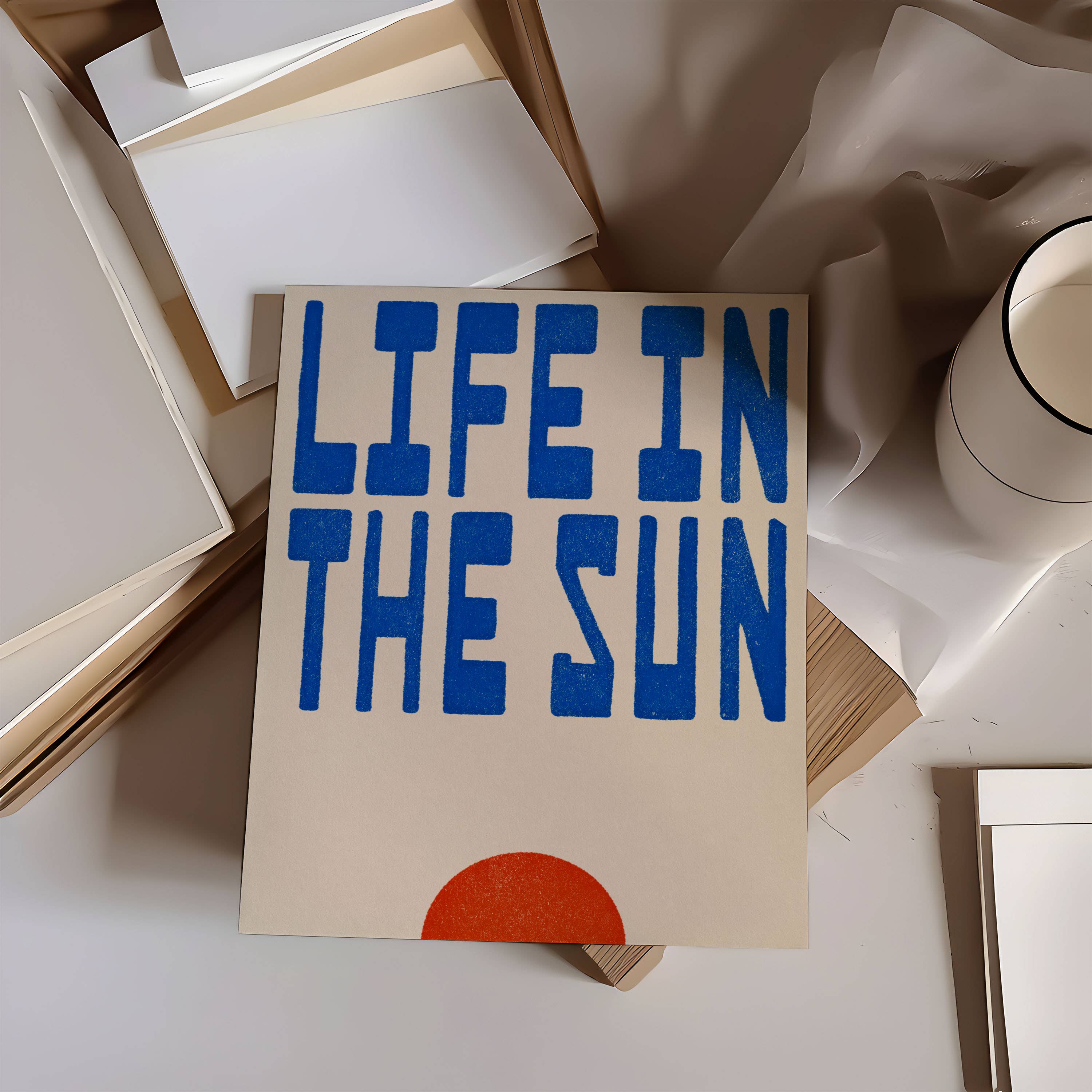 Life in the Sun | Coastal Art Print