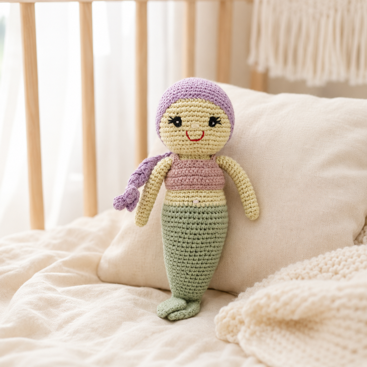Lullaby Stitch | Mermaid Rattle