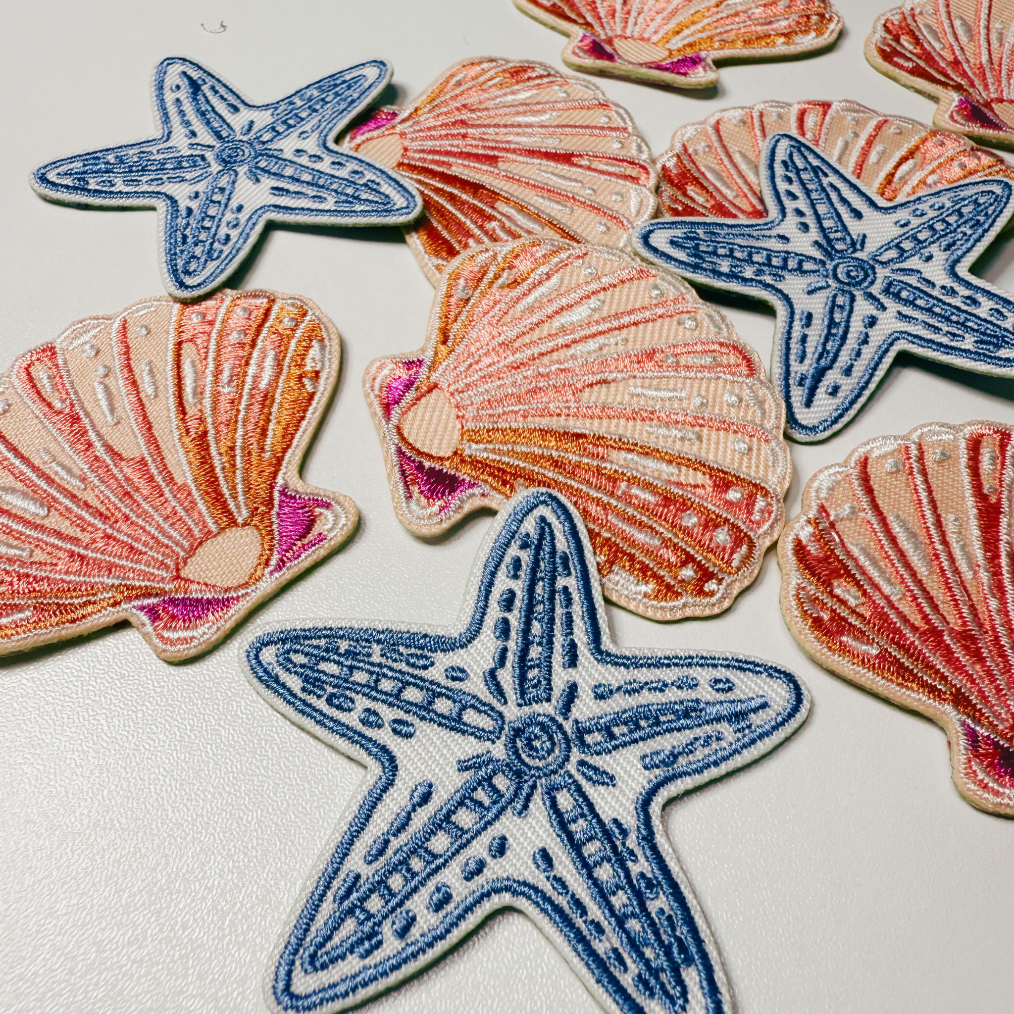 2" Starfish - Embroidered Hat Patch