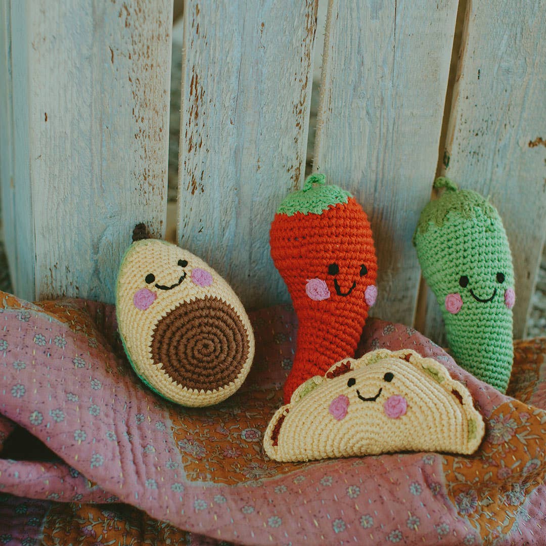 Avocado - Pretend Play Food Rattle