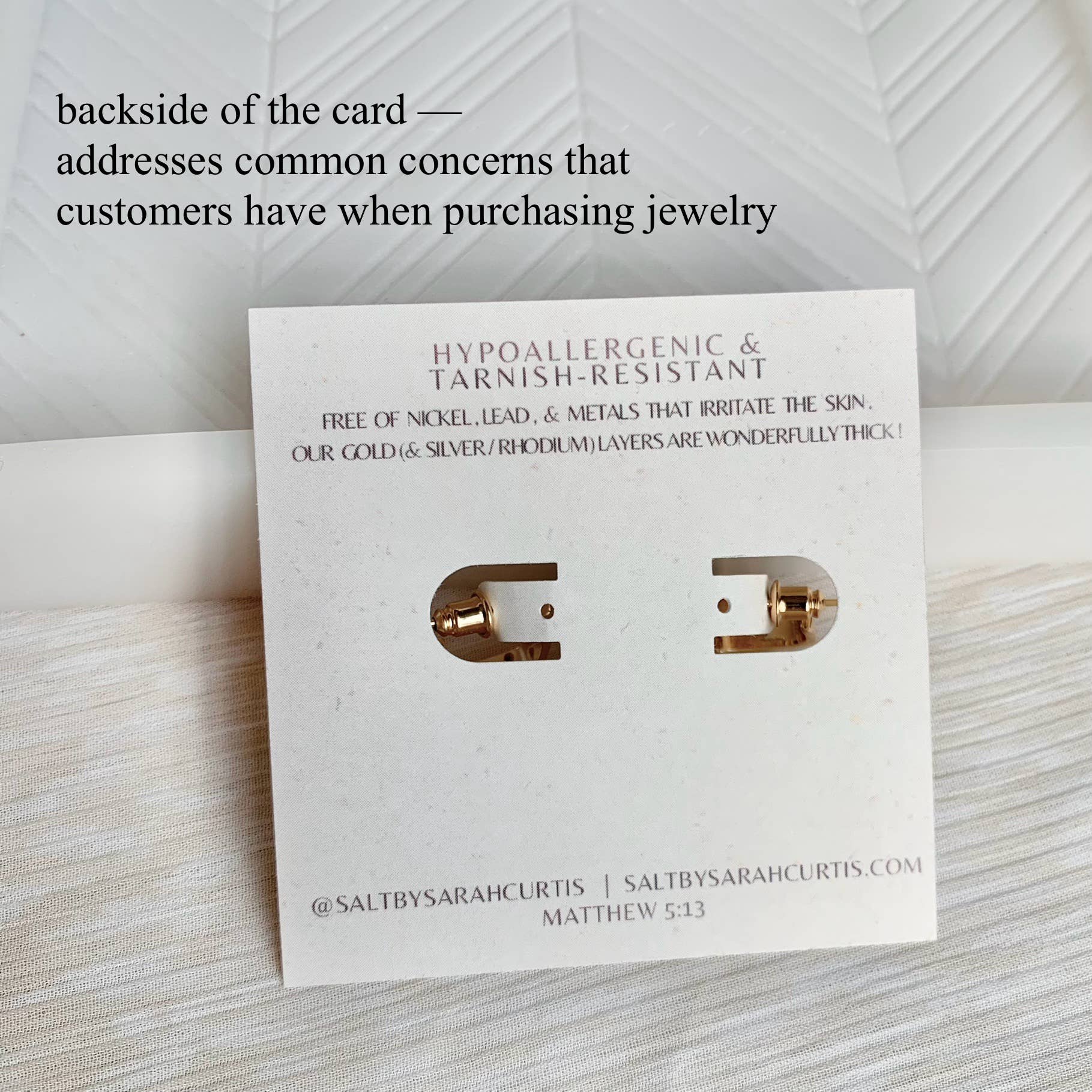 SQUARE HOOP EARRINGS | gold | stud post huggies
