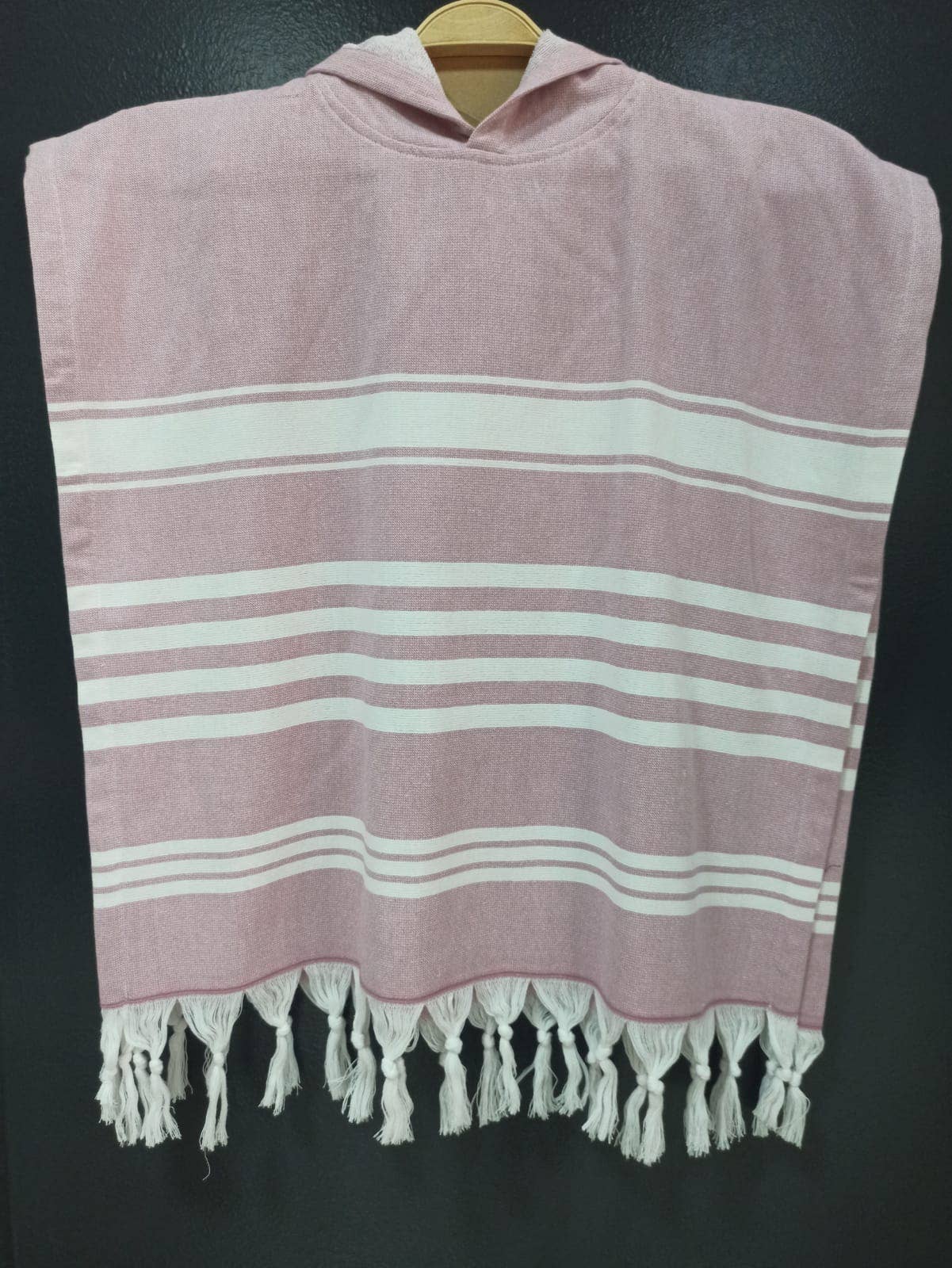 Hooded Poncho Surf Changing Swimming Beach Towel Terrybacked