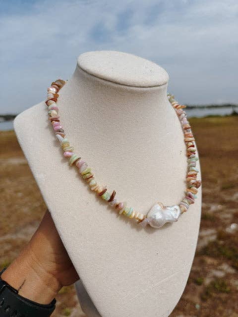 Calico Shell Necklace