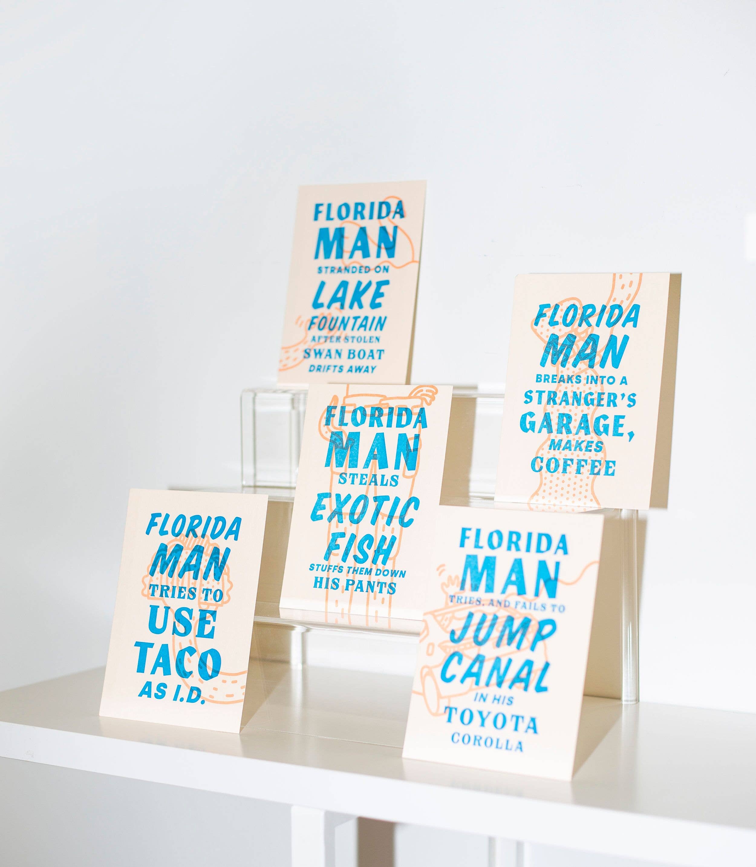 M.C. Pressure - Florida Man Postcard Set