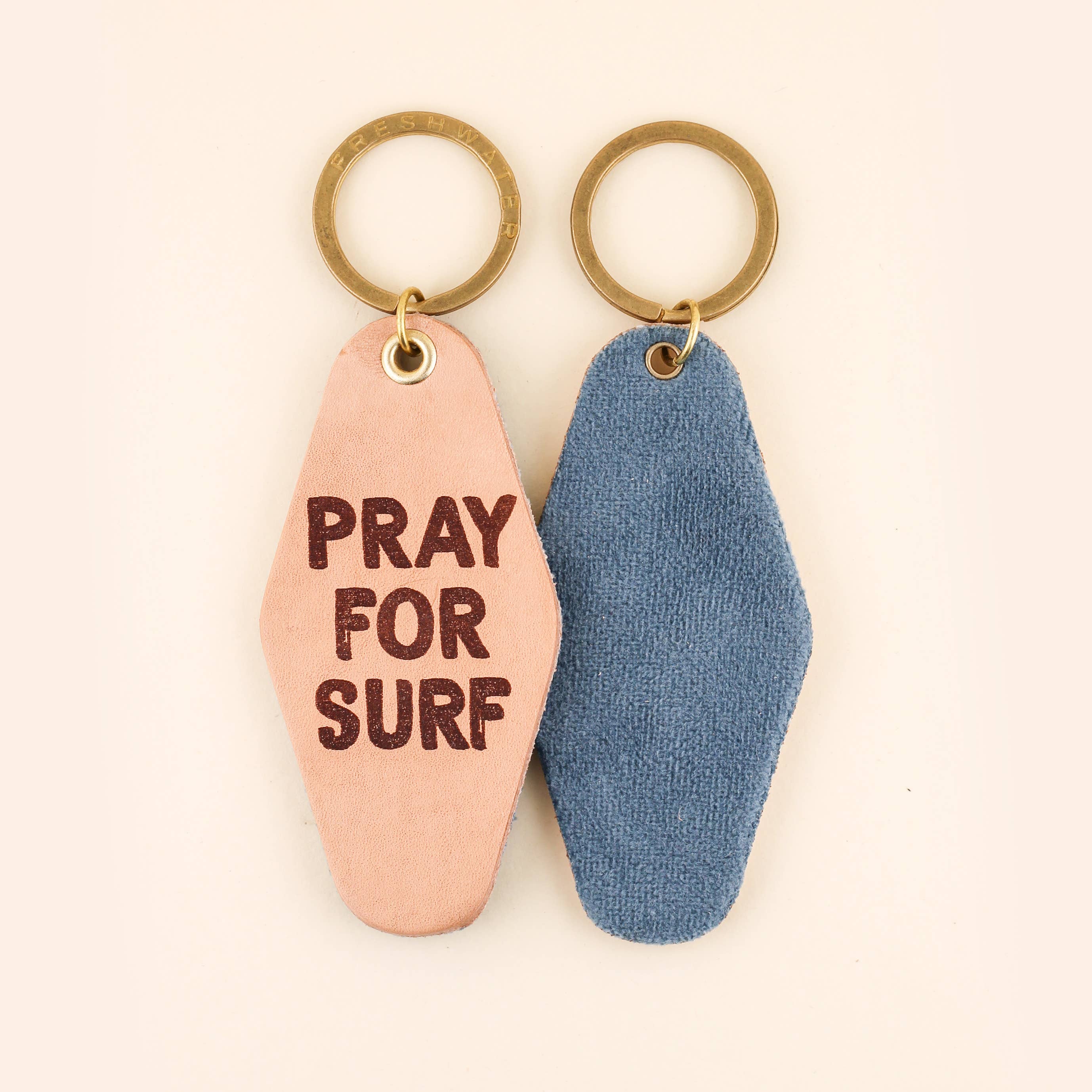 Pray For Surf Hotel Keychain