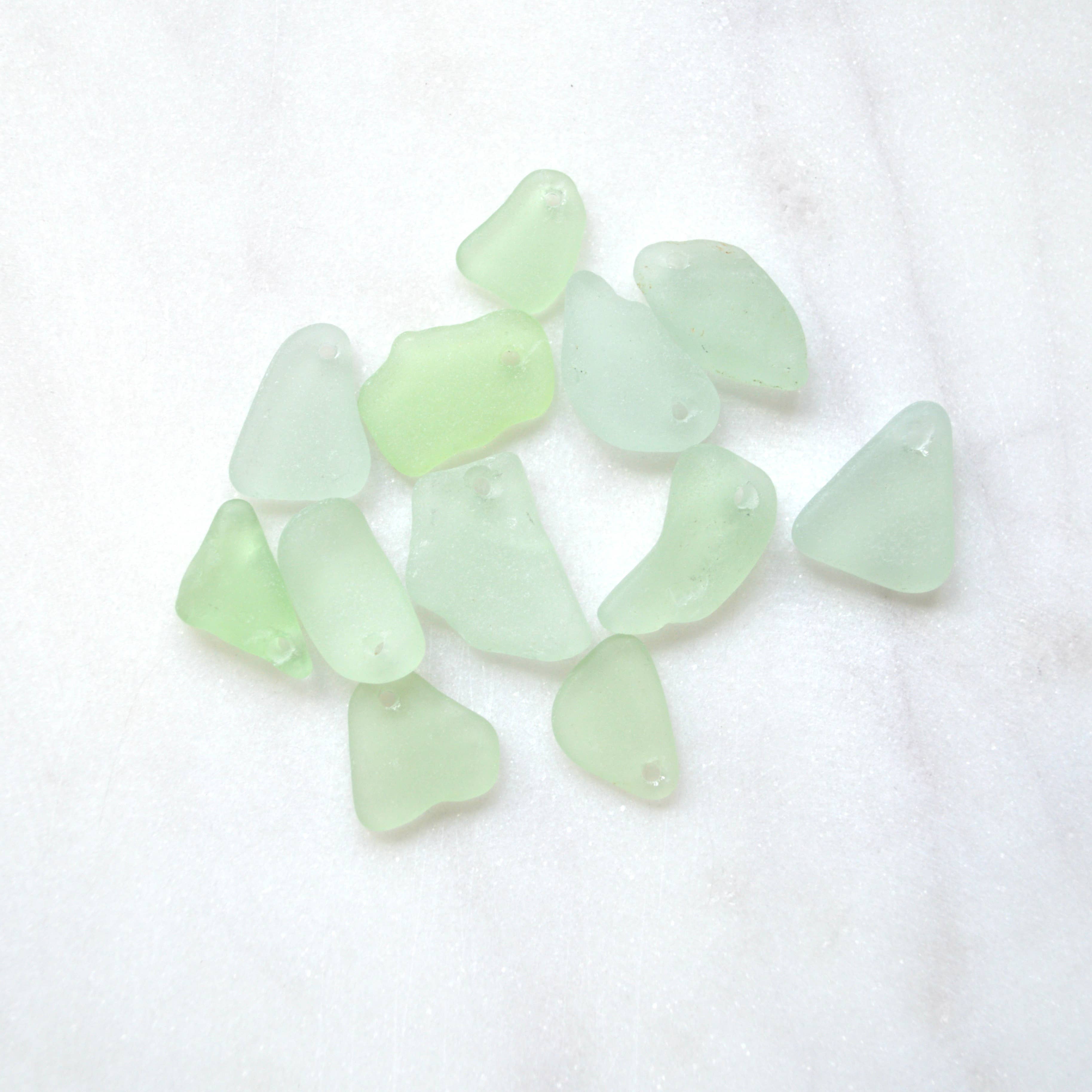 Salty But Sweet - Sea Glass Shell Necklace in gold
