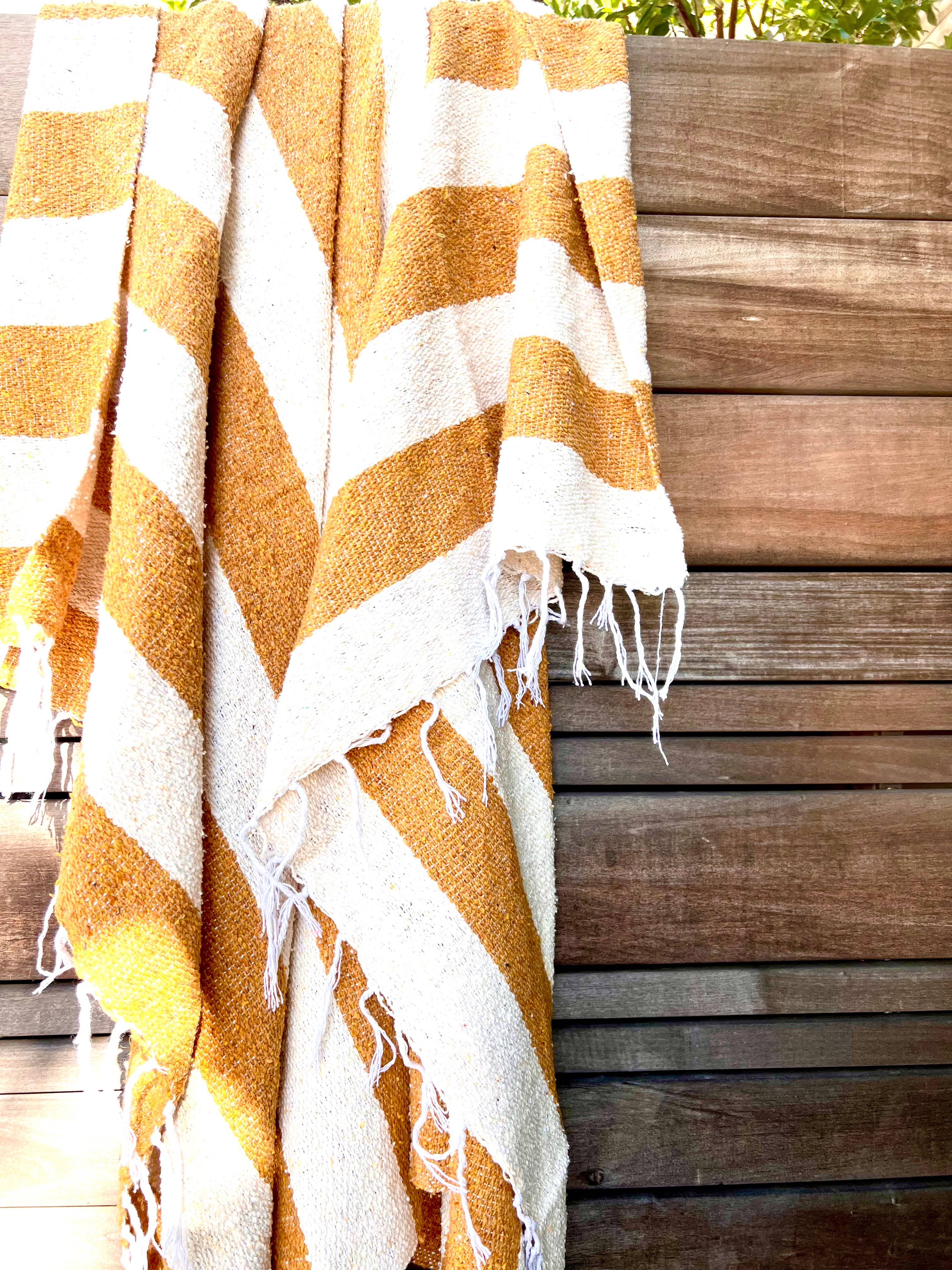 Goldie Throw Blanket | Beach Towel | Summer Mexican Blanket