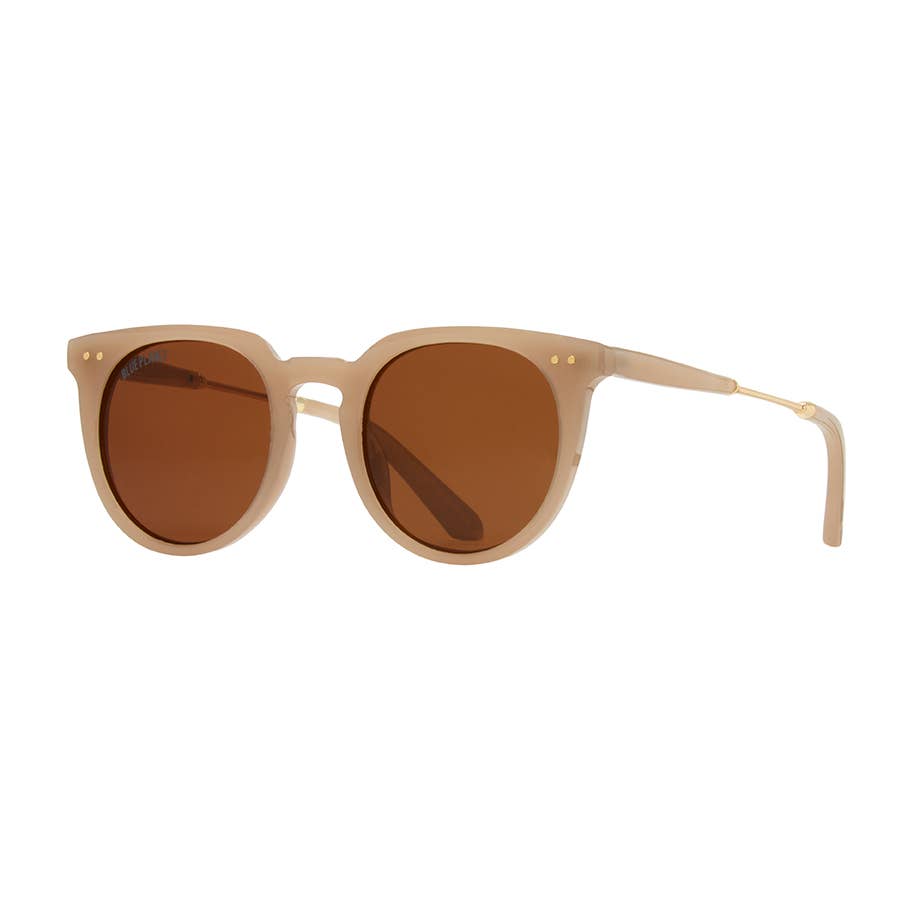Cove - Milky Mocha + Gold, Polarized Sunglasses