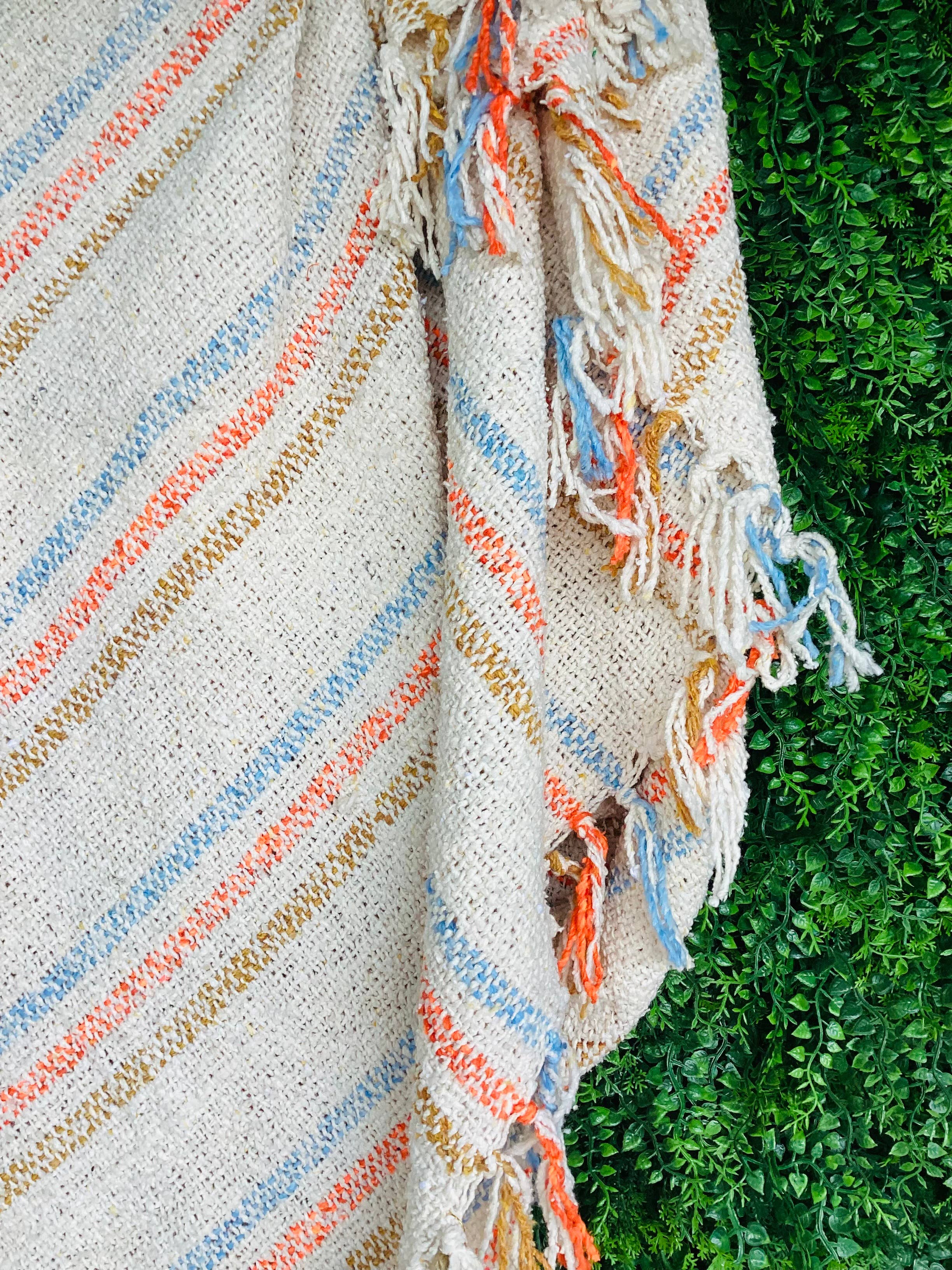 Sun Coast Beach Blanket l Mexican Blanket l Throw