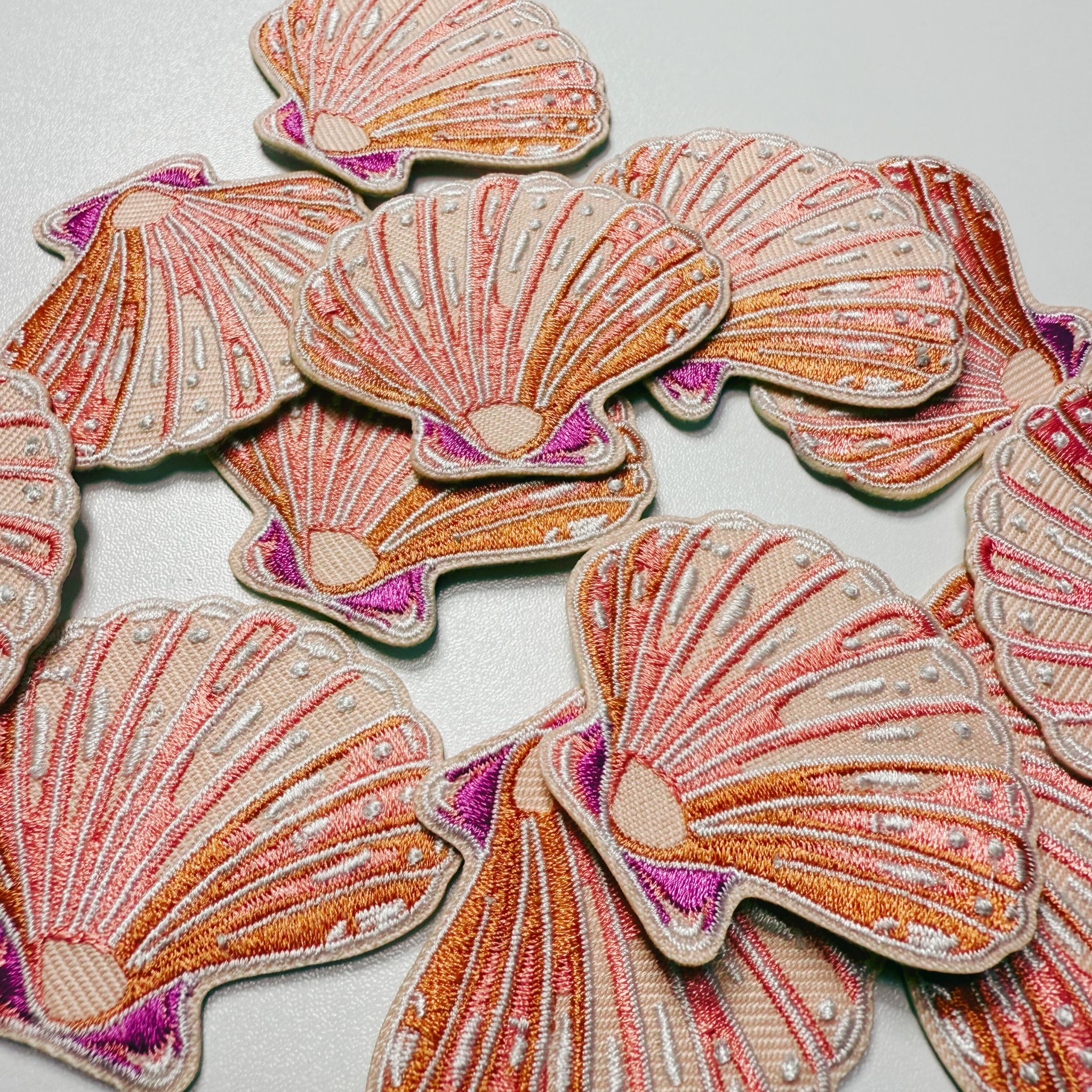 2" Shell - Embroidered Hat Patch