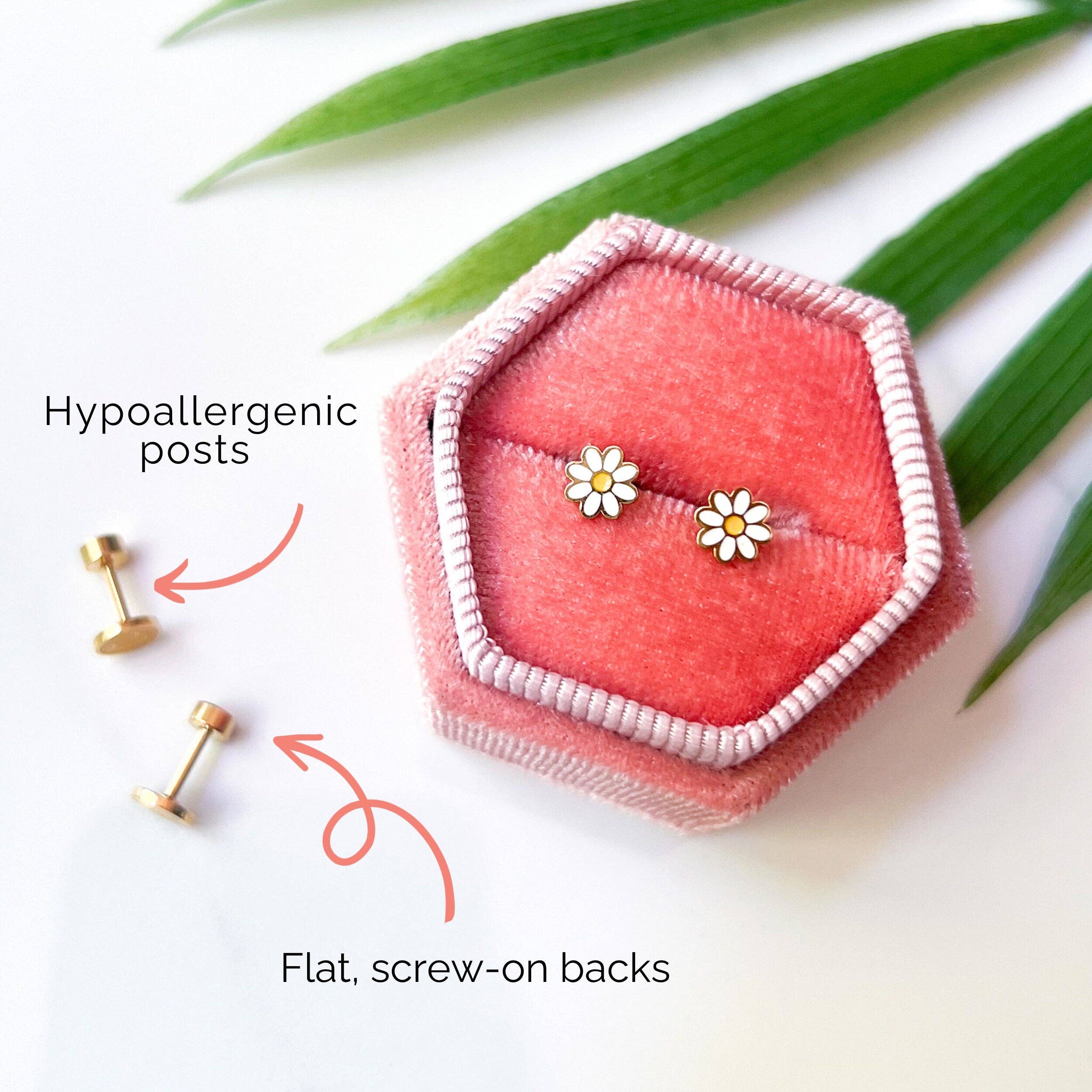 Sugar Skull Stud Earrings