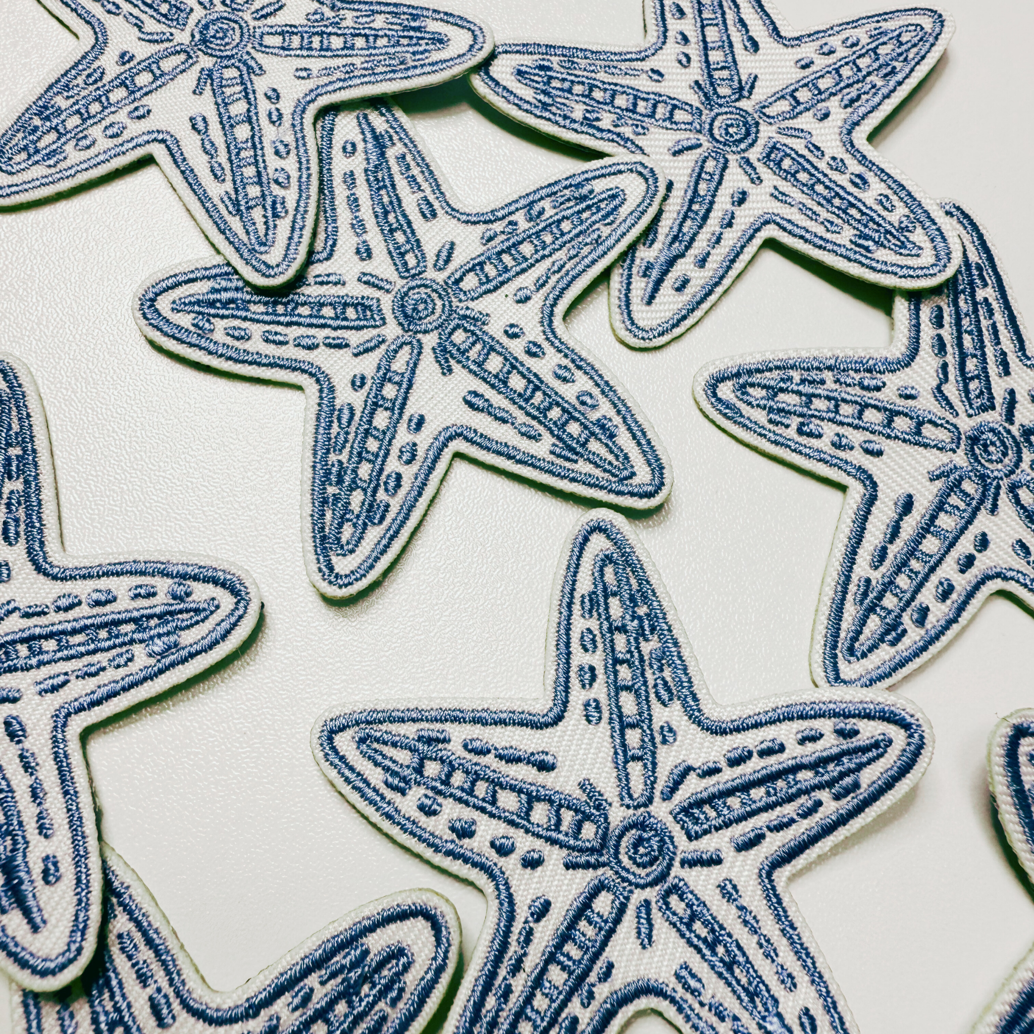 2" Starfish - Embroidered Hat Patch