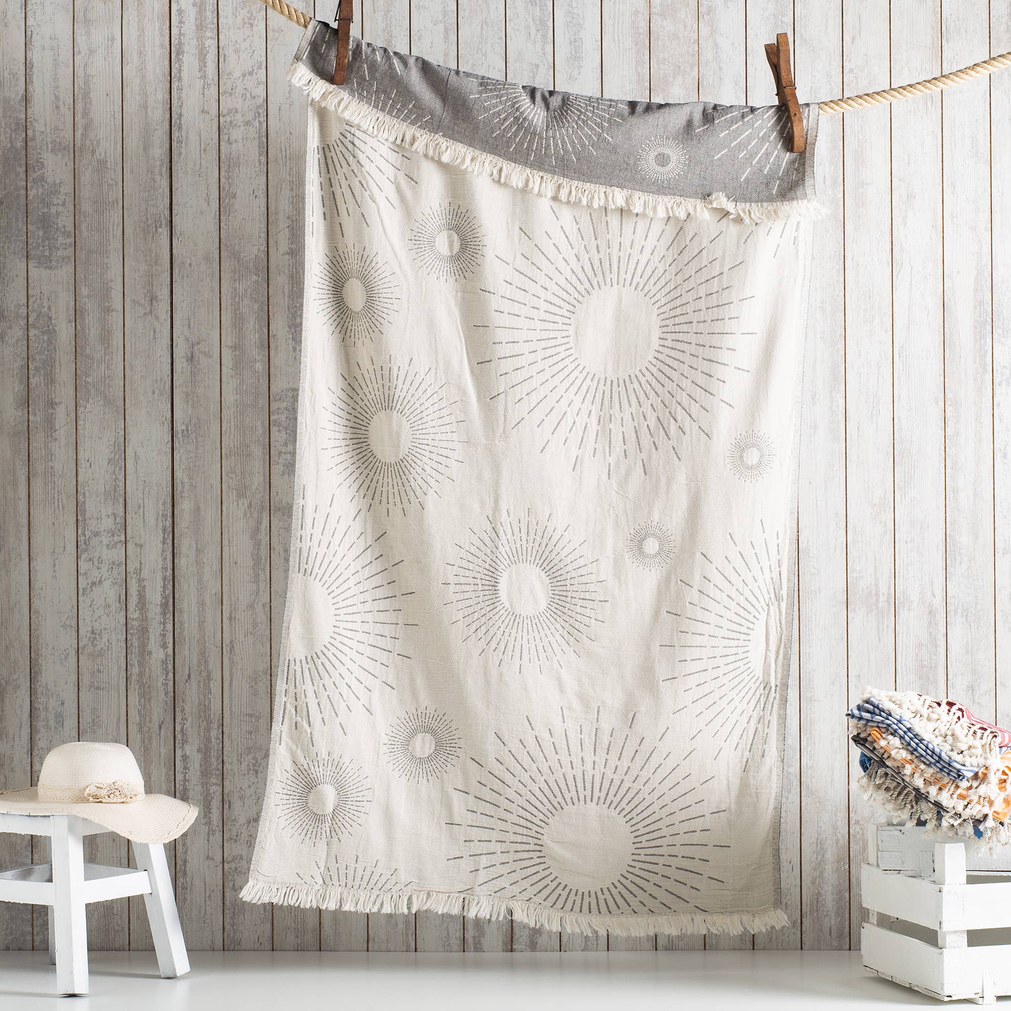 Sunshine Turkish Beach Towels 100% Cotton size 35x70in