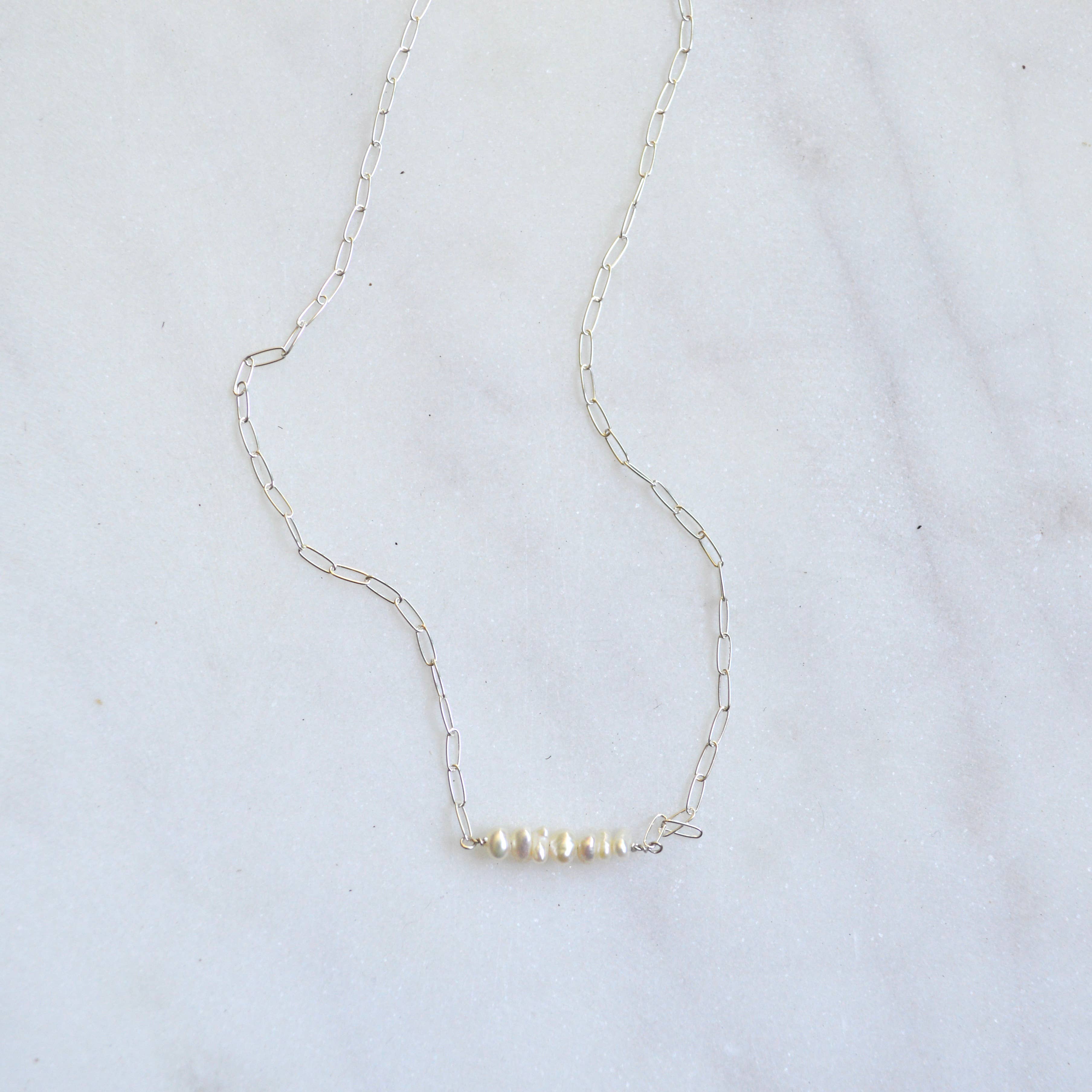 Tiny Freshwater Pearl Necklace
