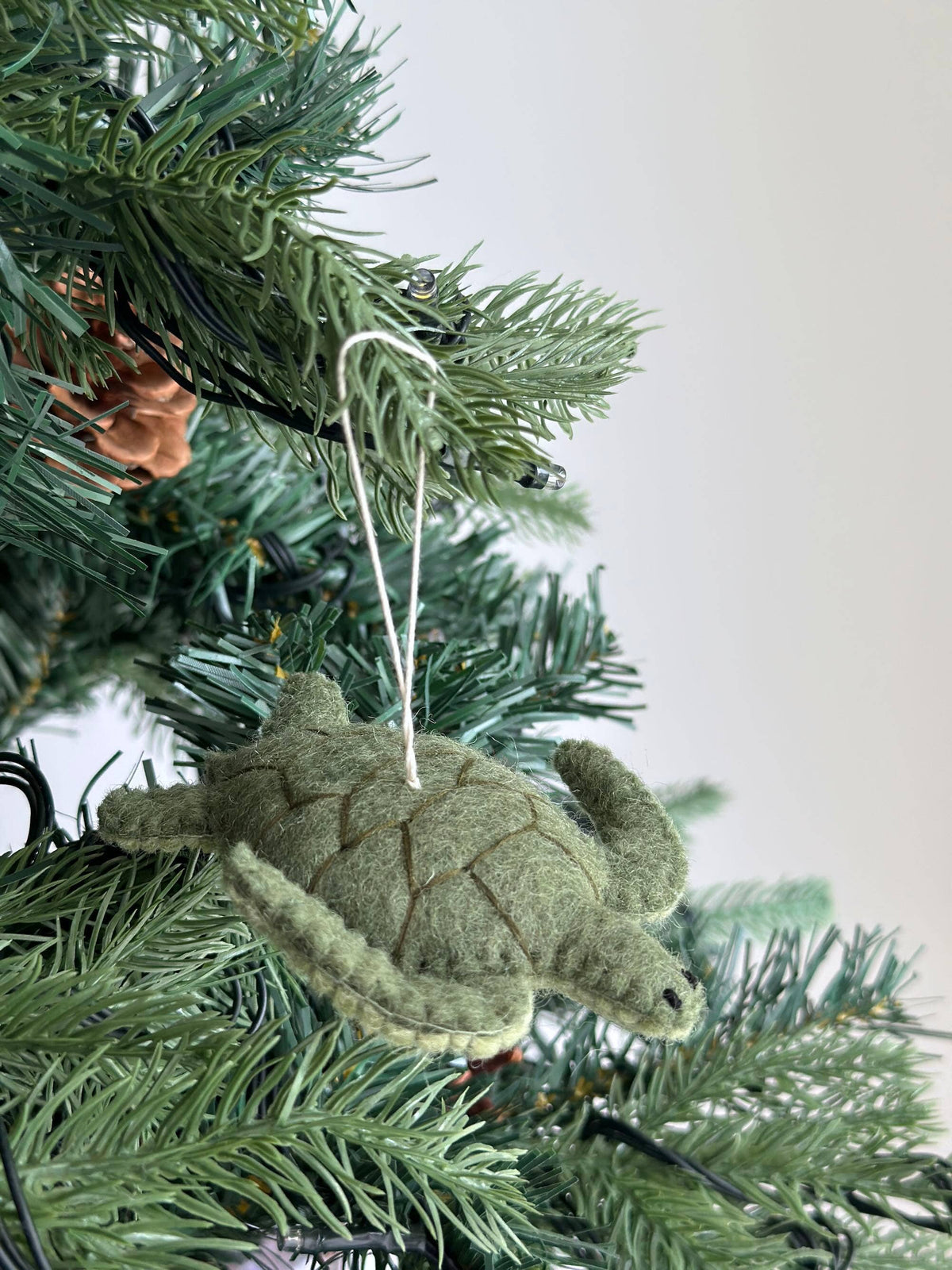 Felt Sea Animal Ornament - Set of 6: Dolphin