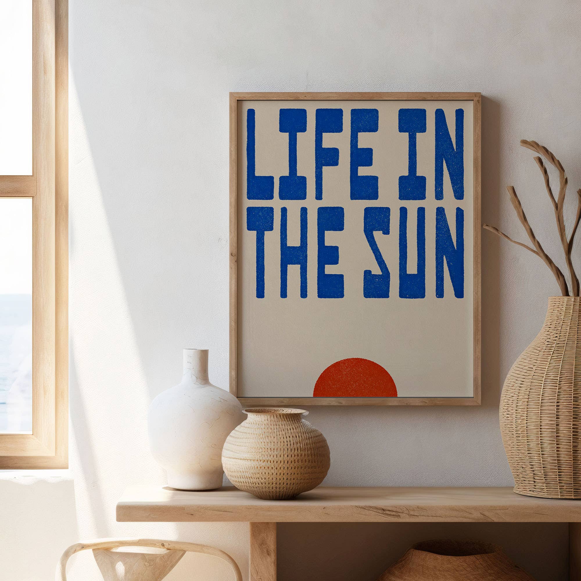 Life in the Sun | Coastal Art Print