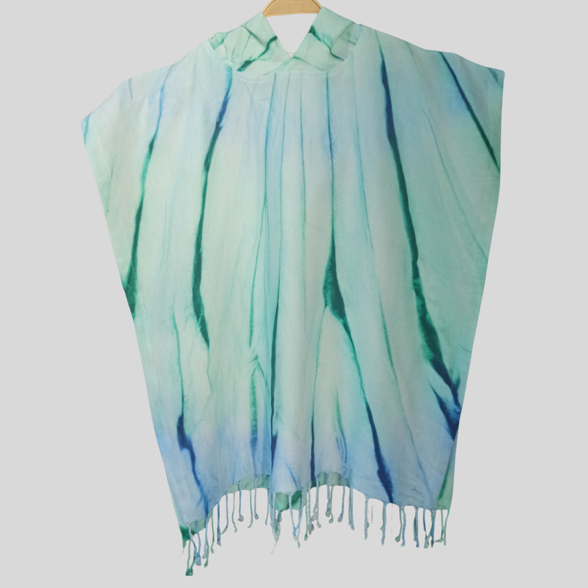 Kid Hooded Poncho Surf Changing Swimming Beach Towel Tiedye