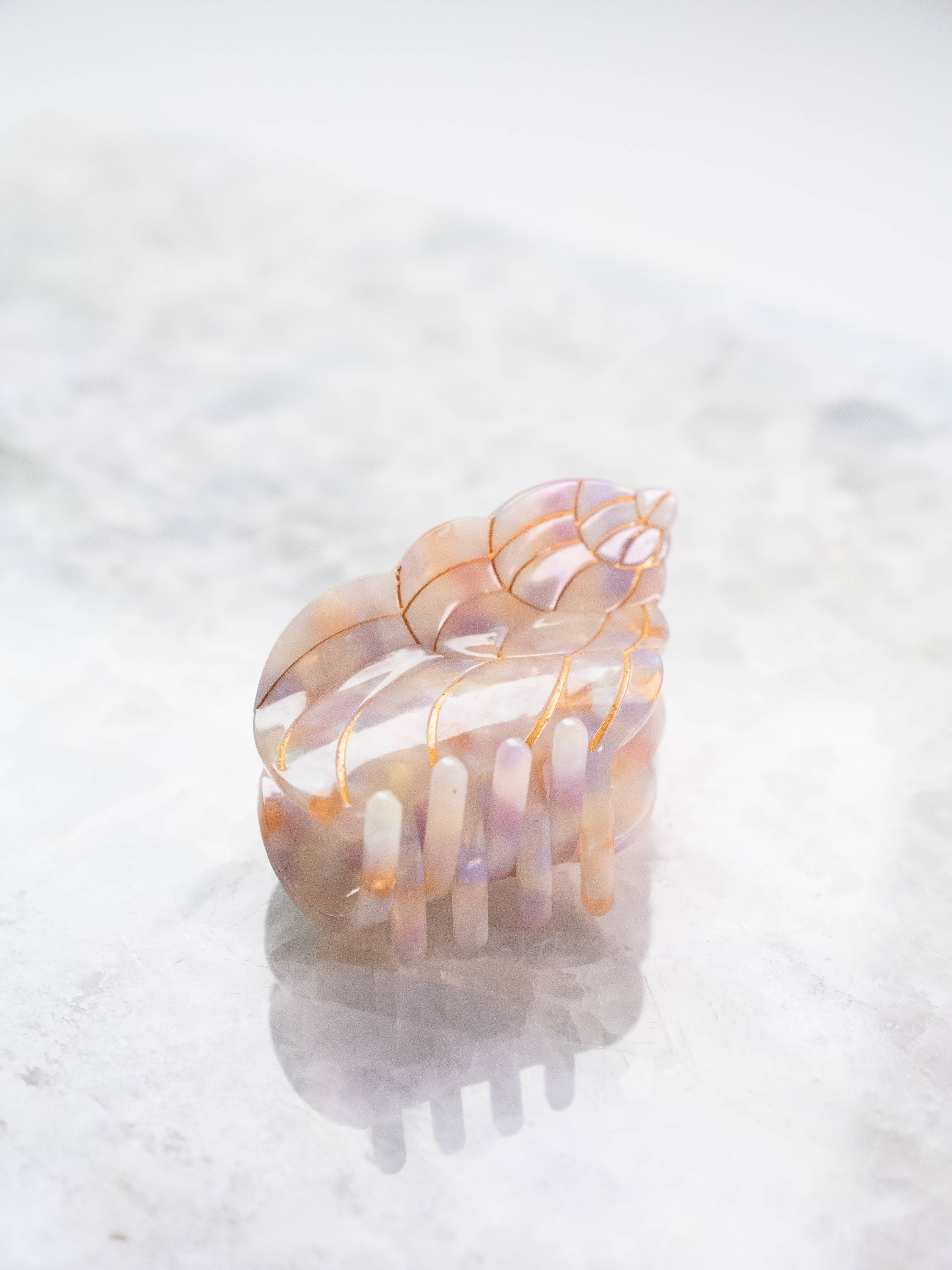 Eco Friendly Seashell Hair Clip, Medium