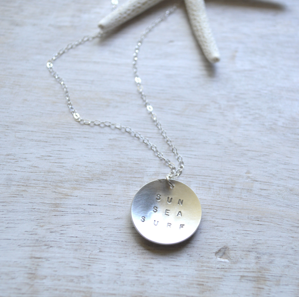 Salty But Sweet - Sun Sea Surf Necklace
