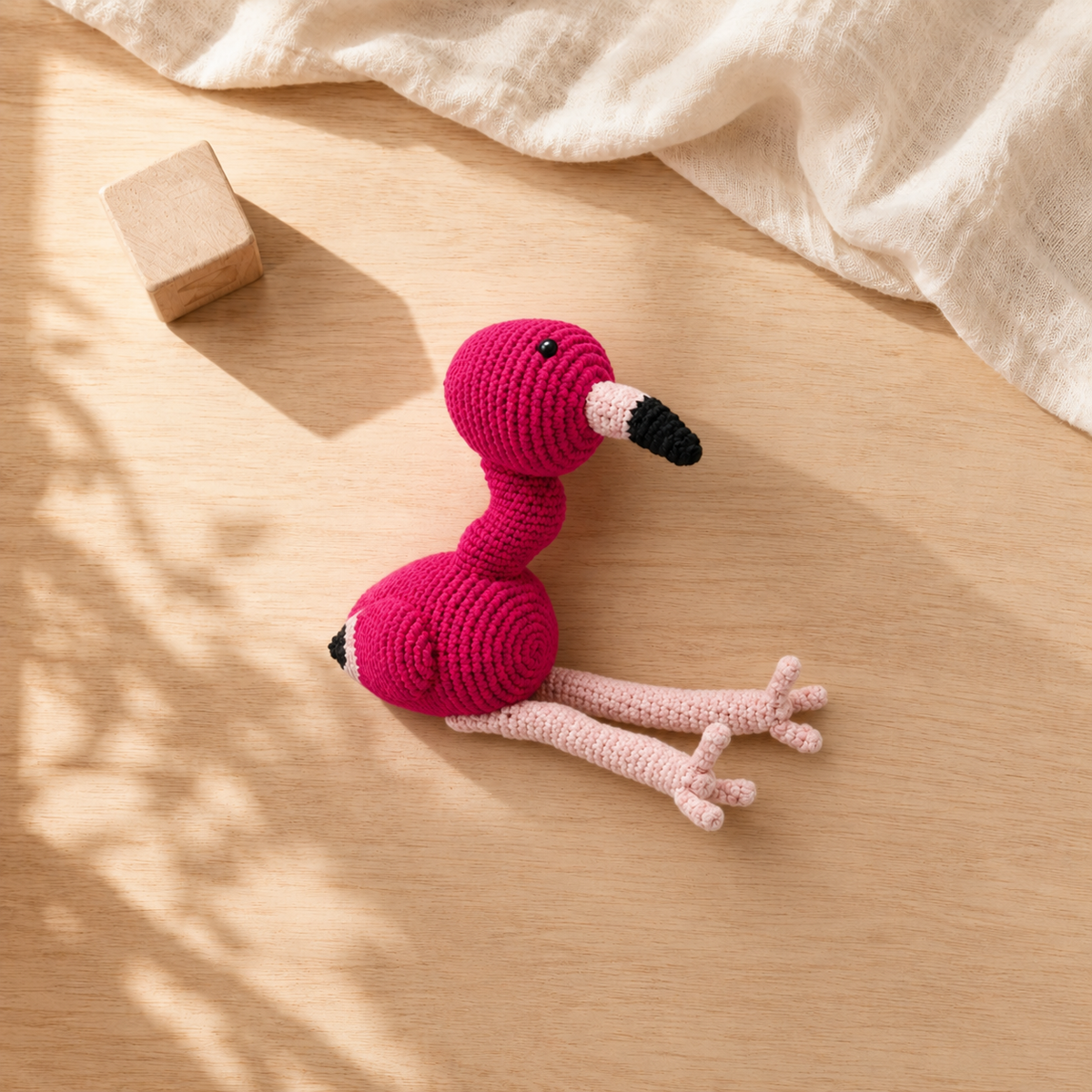 Lullaby Stitch | Flamingo Rattle