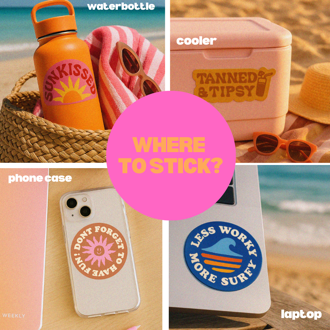 I Need Sun Sticker | Summer Sticker | Beach Sticker Coastal